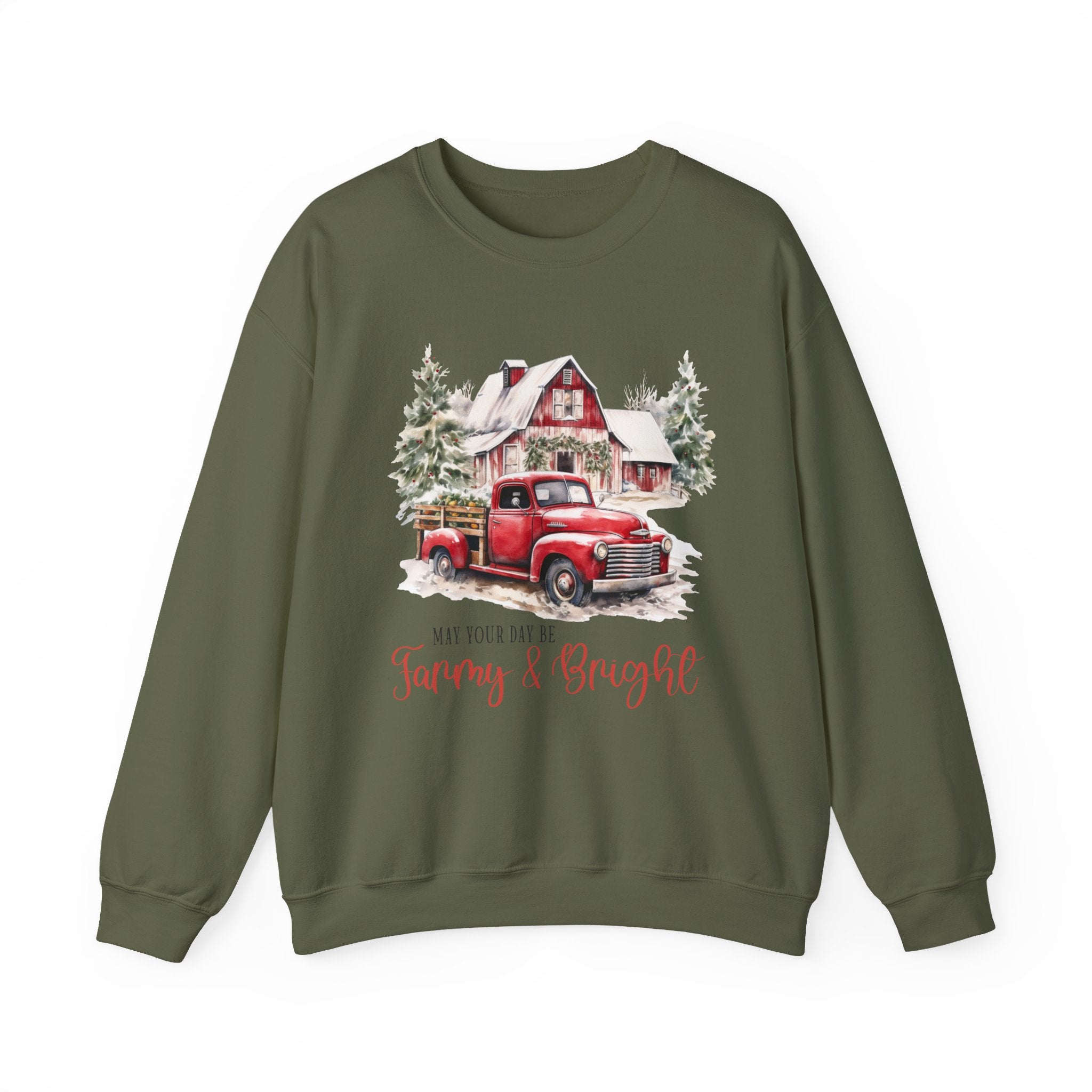 May your day be farmy and bright, Country Farm Christmas shirt by PopCultureByDesign36