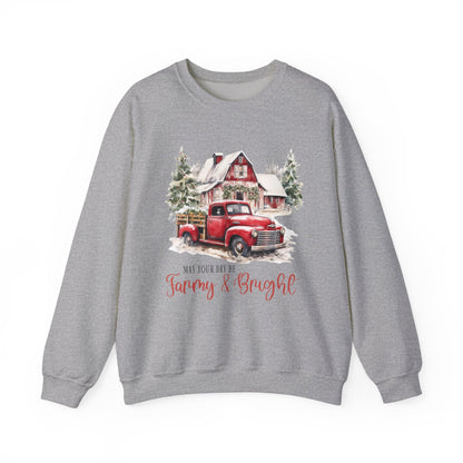 May your day be farmy and bright, Country Farm Christmas shirt - Popbydesign