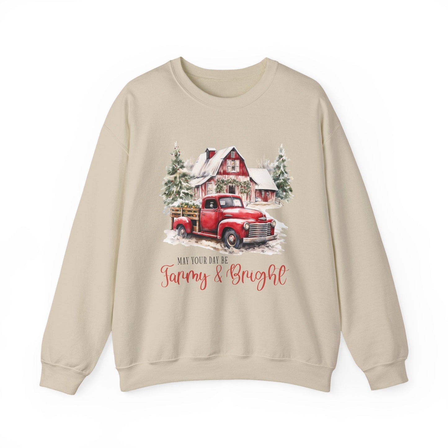 May your day be farmy and bright, Country Farm Christmas shirt - Popbydesign