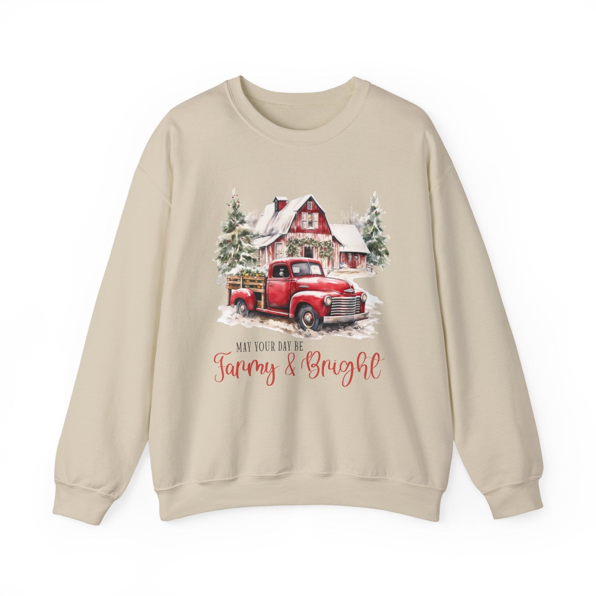 May your day be farmy and bright, Country Farm Christmas shirt - Popbydesign