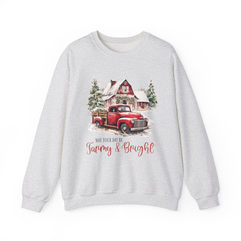 May your day be farmy and bright, Country Farm Christmas shirt by PopCultureByDesign36
