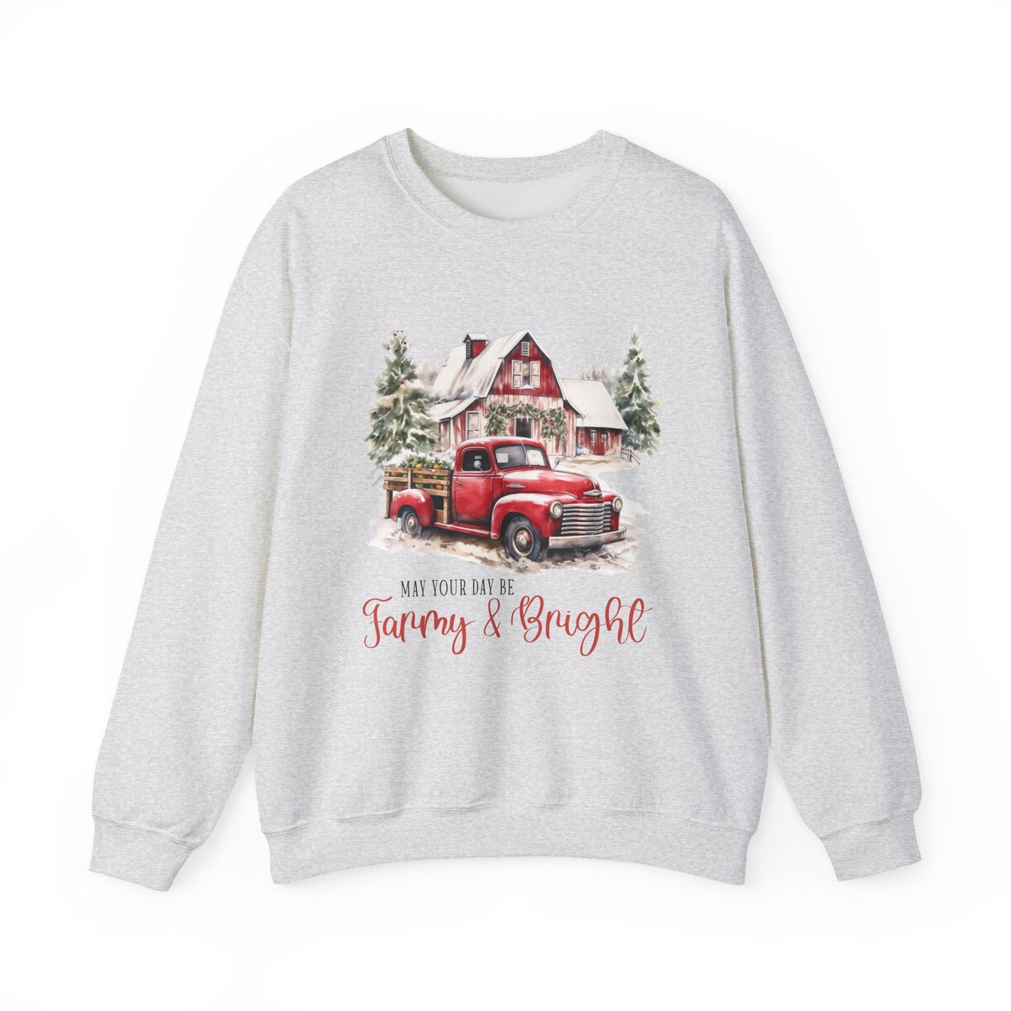 May your day be farmy and bright, Country Farm Christmas shirt - Popbydesign
