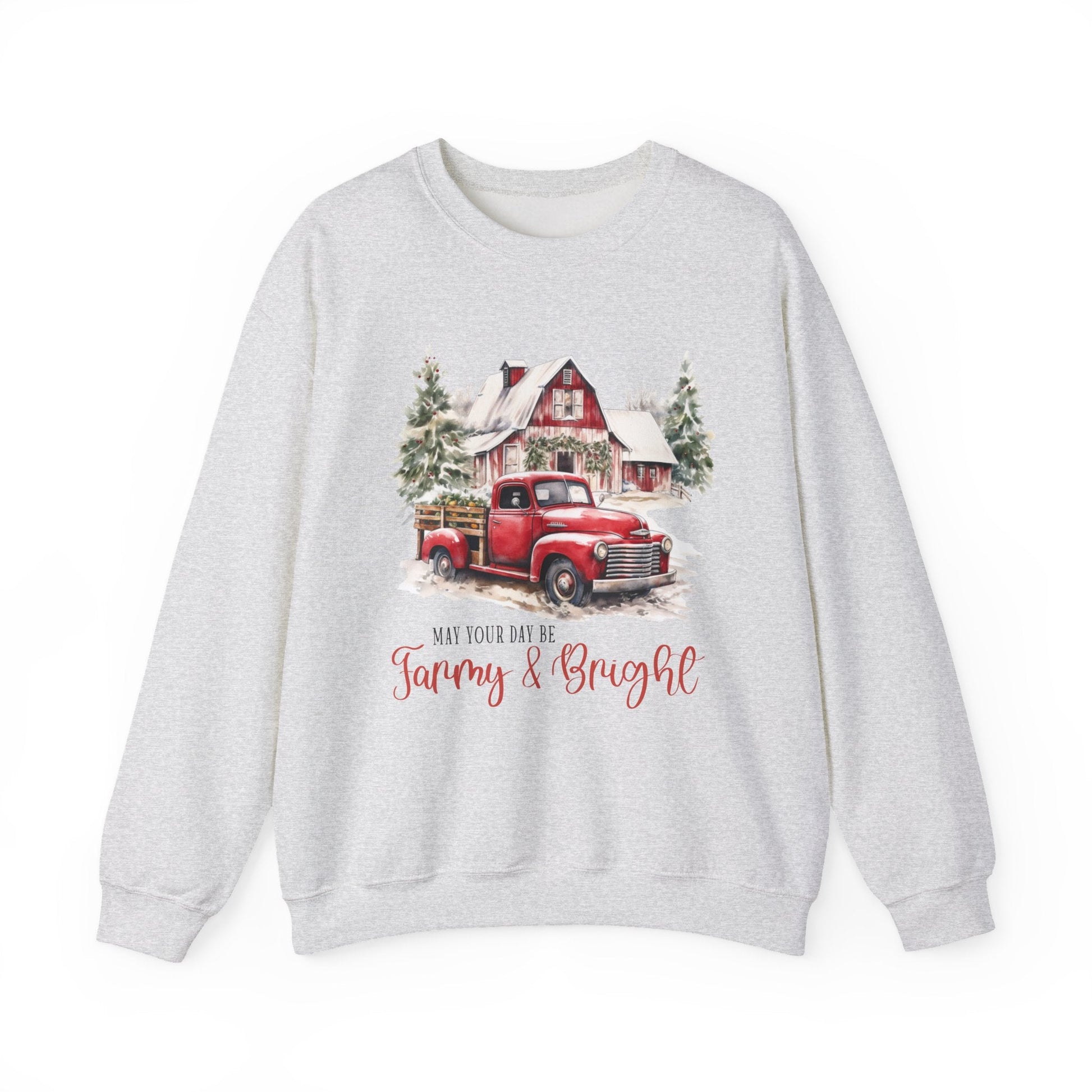 May your day be farmy and bright, Country Farm Christmas shirt - Popbydesign