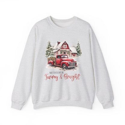 May your day be farmy and bright, Country Farm Christmas shirt - Popbydesign