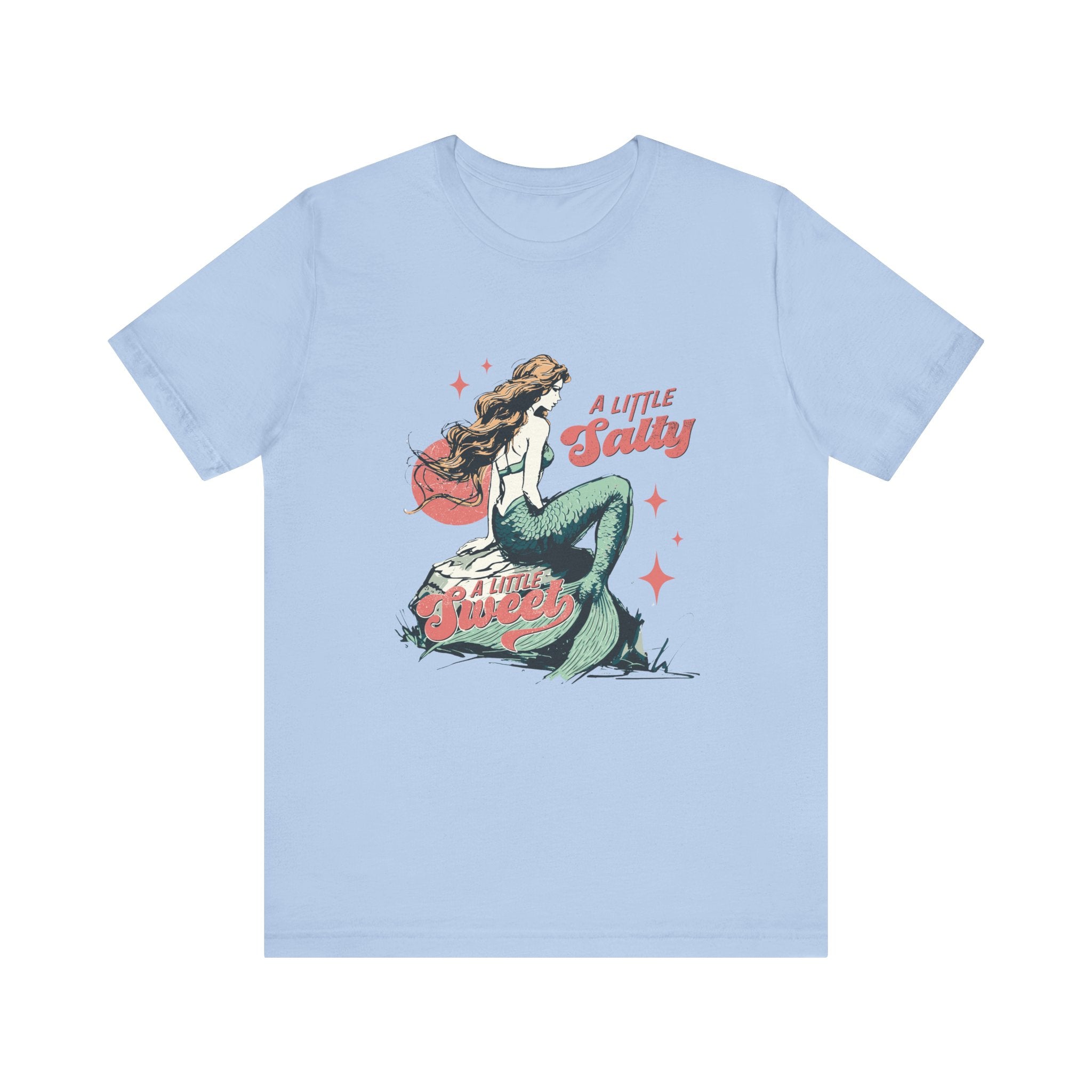 Mermaid TShirt, Summer Vibes Mermaid Shirt, Beach Sea Life by PopCultureByDesign36