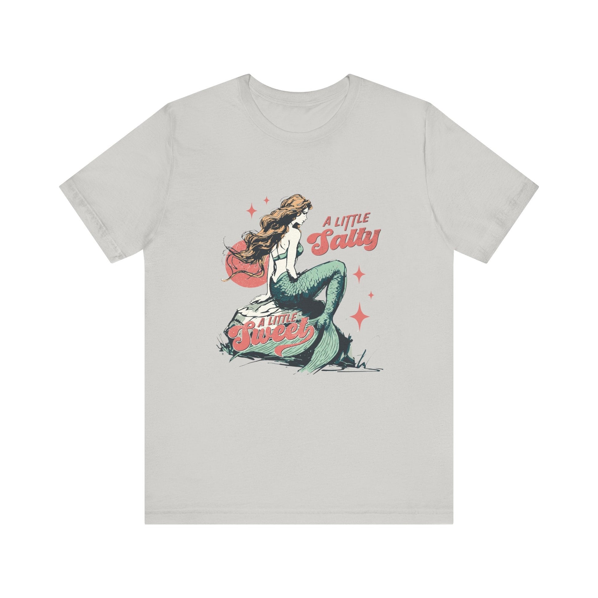 Mermaid TShirt, Summer Vibes Mermaid Shirt, Beach Sea Life - Popbydesign