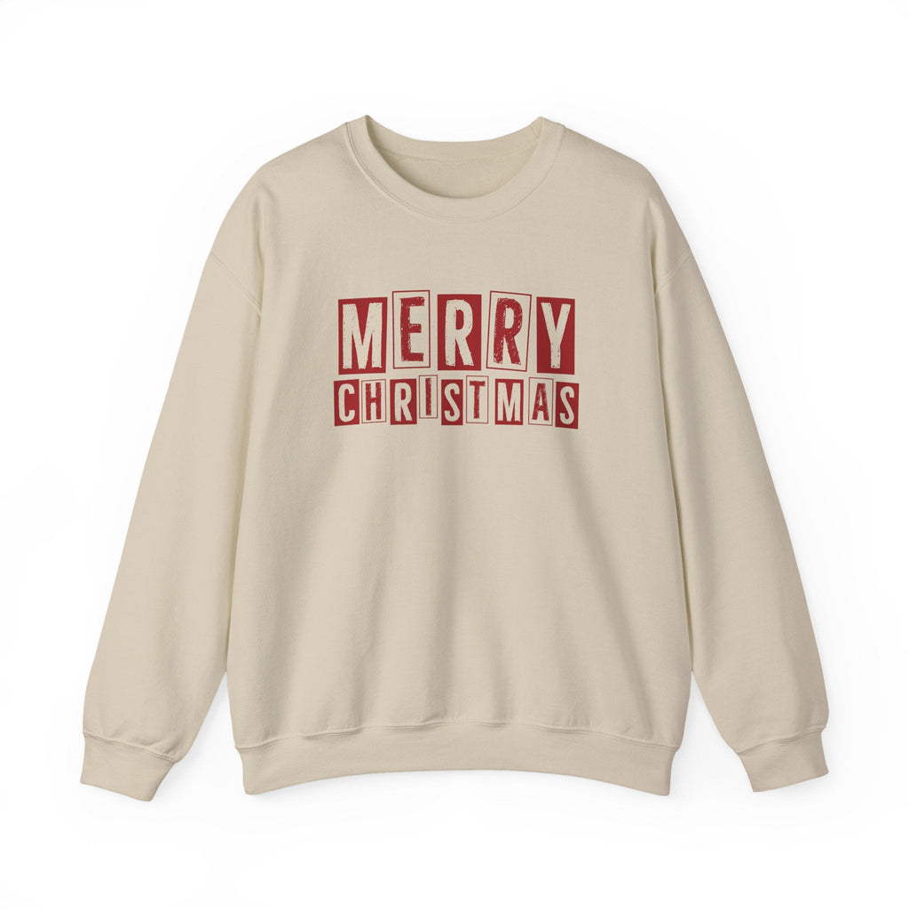 Merry Christmas Sweatshirt, Christmas Season Sweatshirt by PopCultureByDesign36