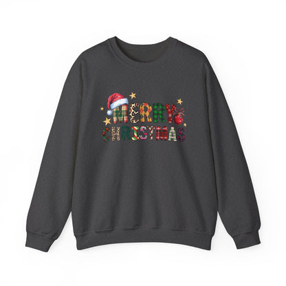 Merry Christmas Sweatshirt, Christmas Tis The Season Sweatshirt - Popbydesign