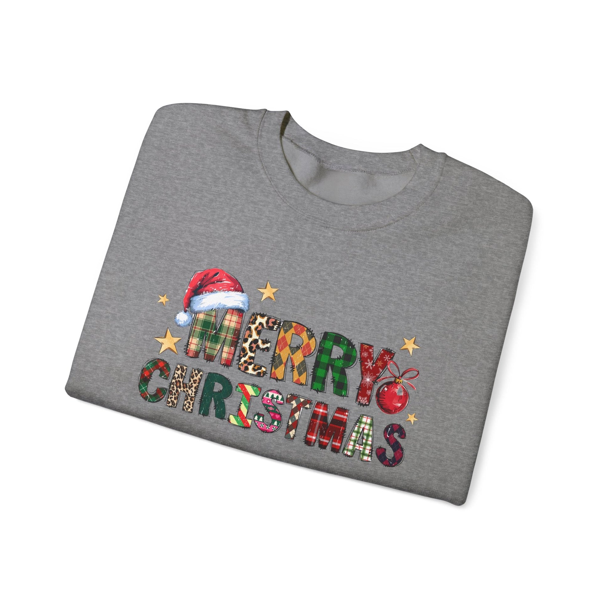Merry Christmas Sweatshirt, Christmas Tis The Season Sweatshirt - Popbydesign
