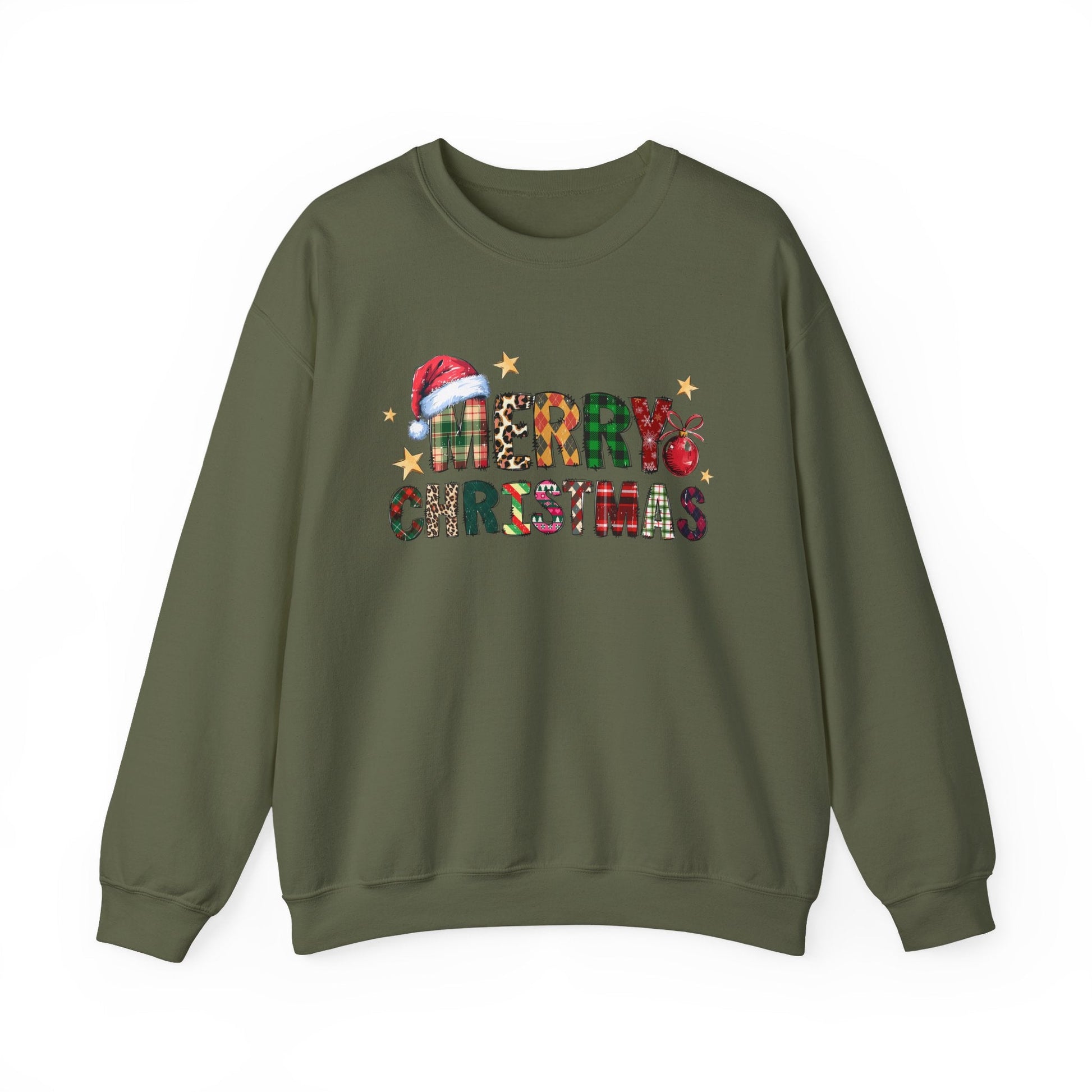 Merry Christmas Sweatshirt, Christmas Tis The Season Sweatshirt - Popbydesign