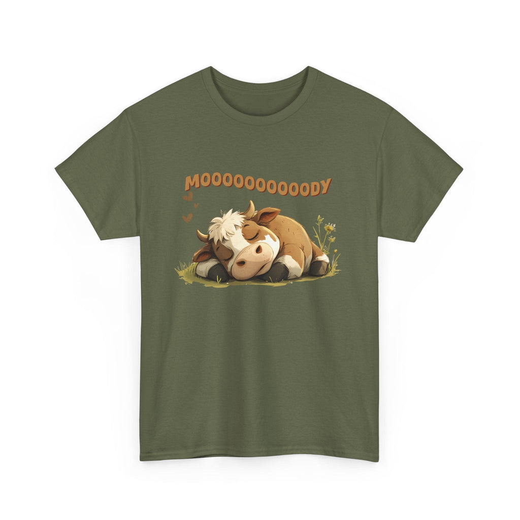 Mooooody shirt, Moody shirt, Funny Cow shirt, Cow shirt by Printify