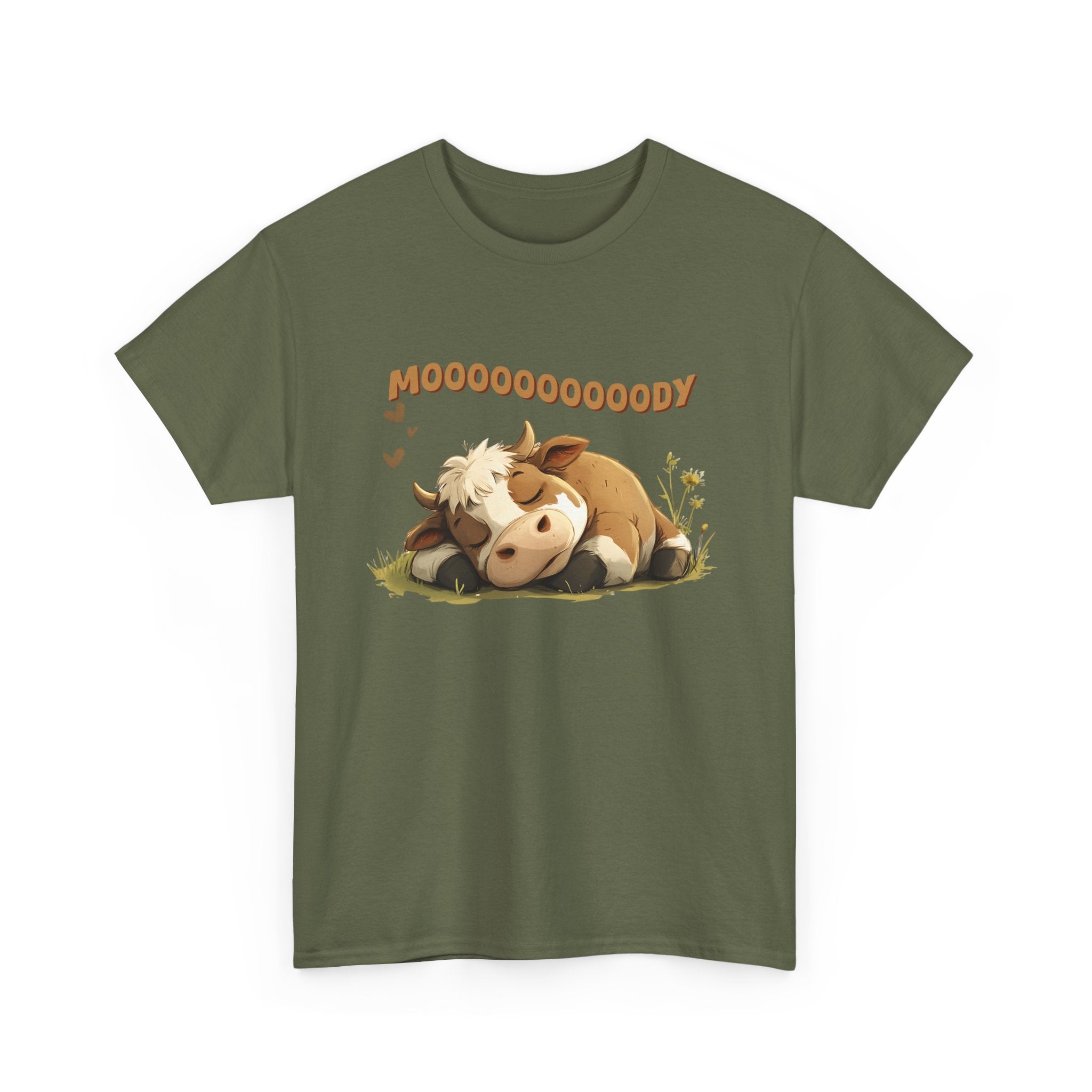 Mooooody shirt, Moody shirt, Funny Cow shirt, Cow shirt by Printify