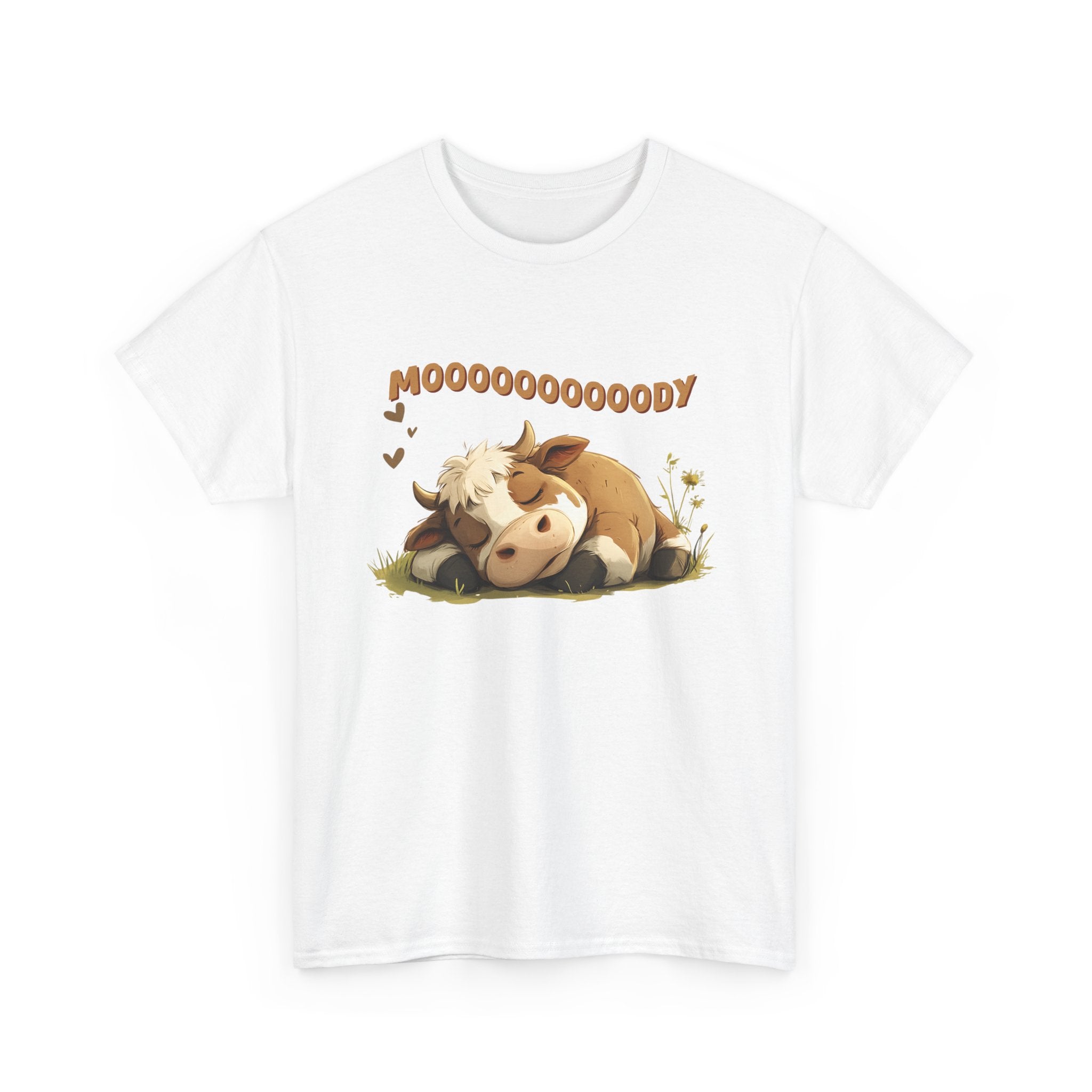 Mooooody shirt, Moody shirt, Funny Cow shirt, Cow shirt by Printify