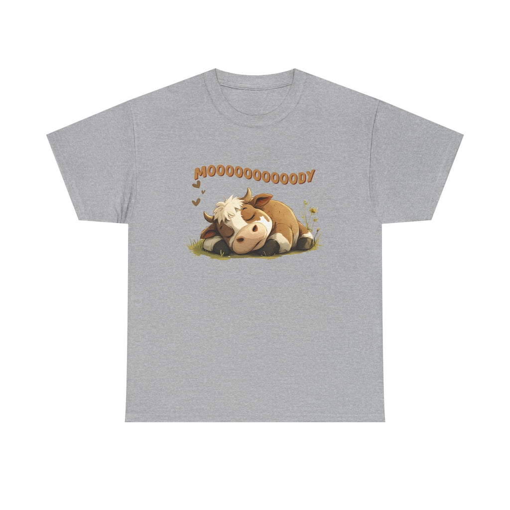 Mooooody shirt, Moody shirt, Funny Cow shirt, Cow shirt by Printify