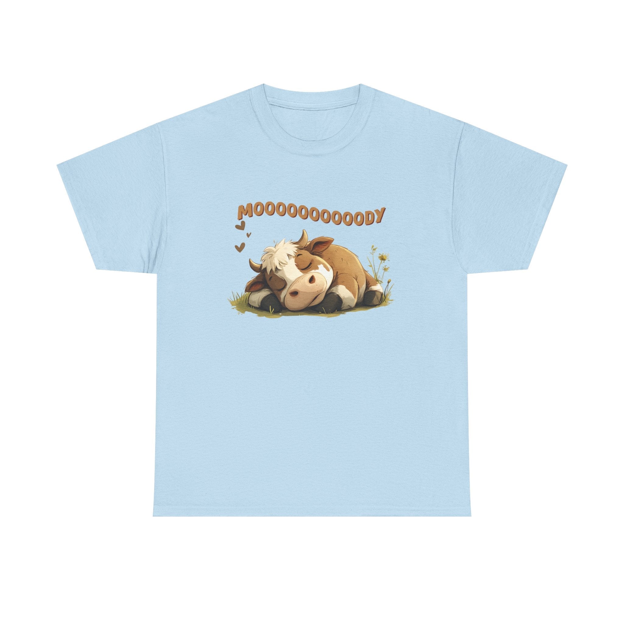 Mooooody shirt, Moody shirt, Funny Cow shirt, Cow shirt by Printify