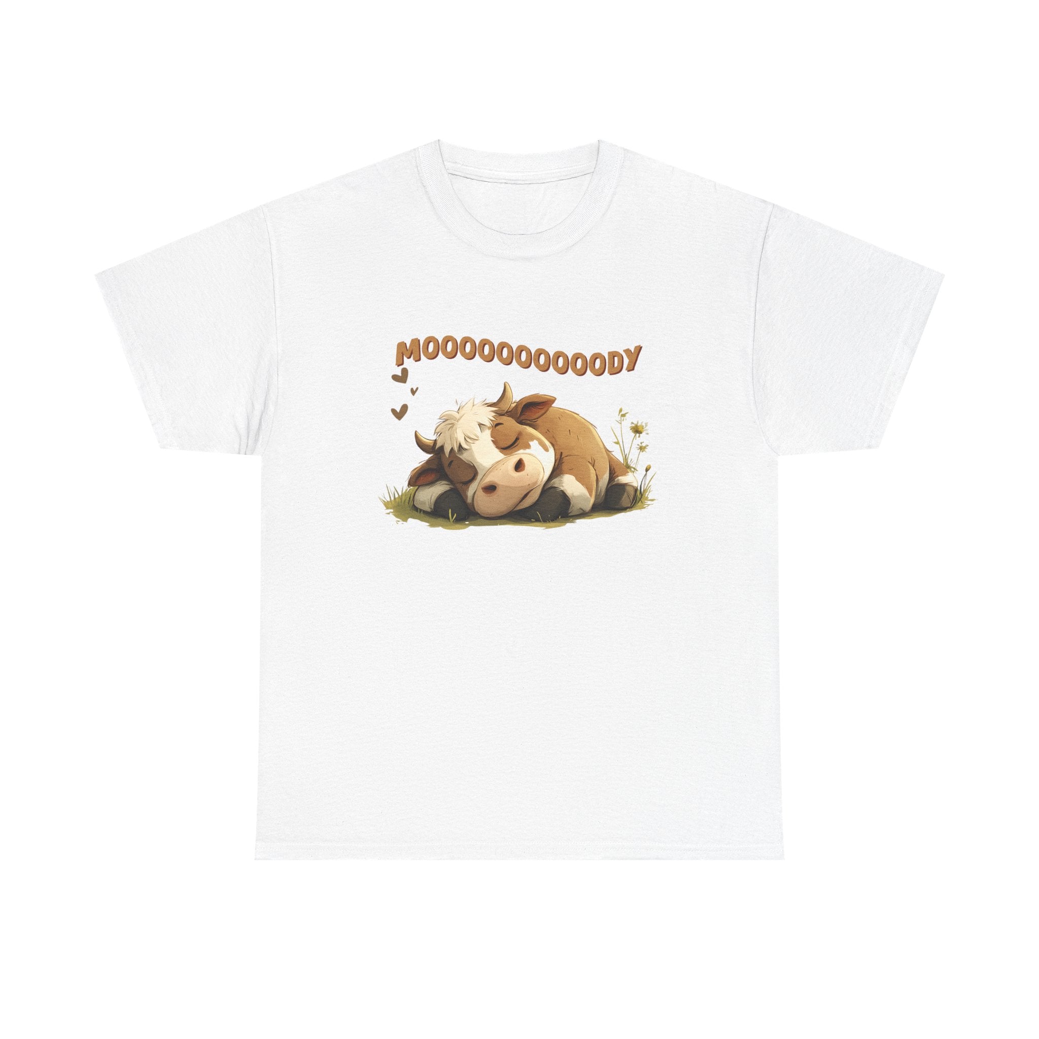 Mooooody shirt, Moody shirt, Funny Cow shirt, Cow shirt by Printify