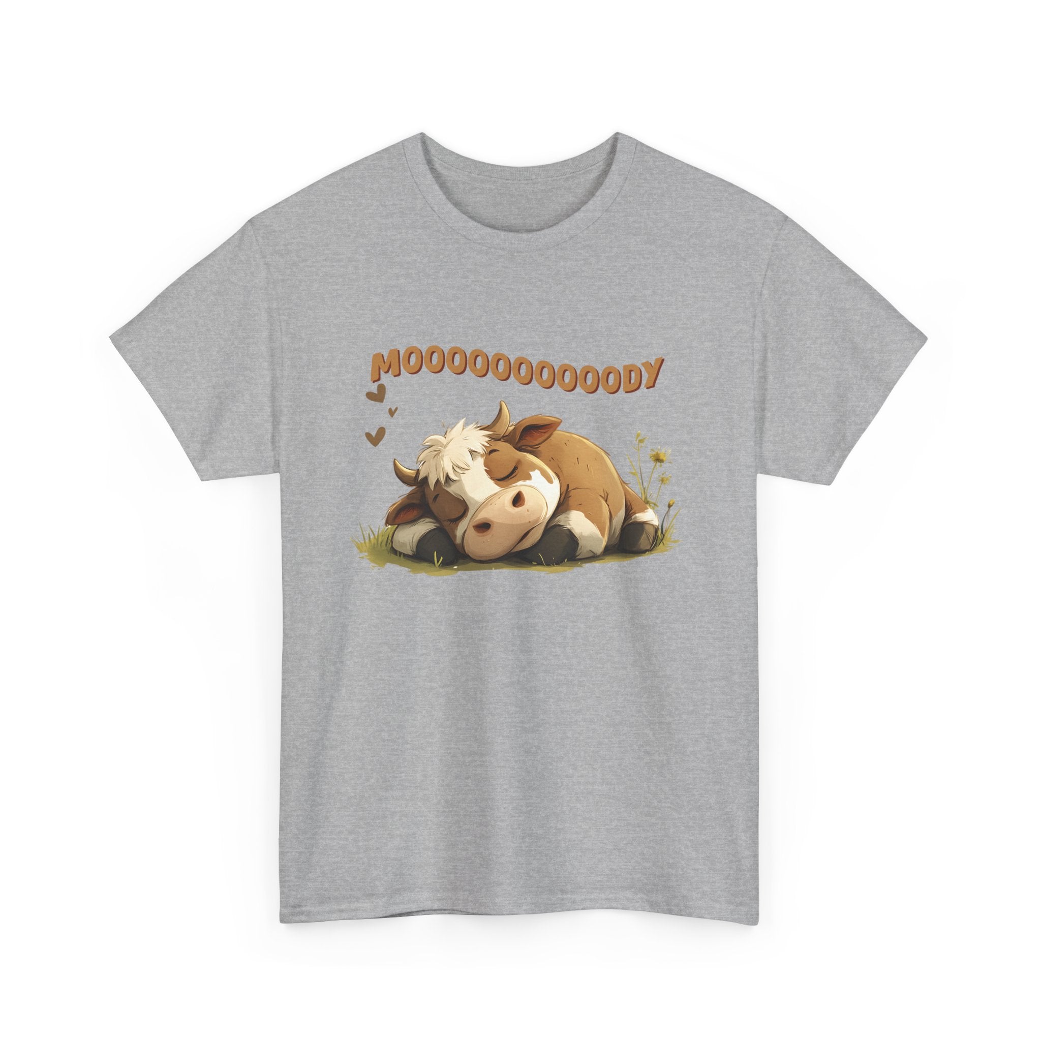 Mooooody shirt, Moody shirt, Funny Cow shirt, Cow shirt by Printify