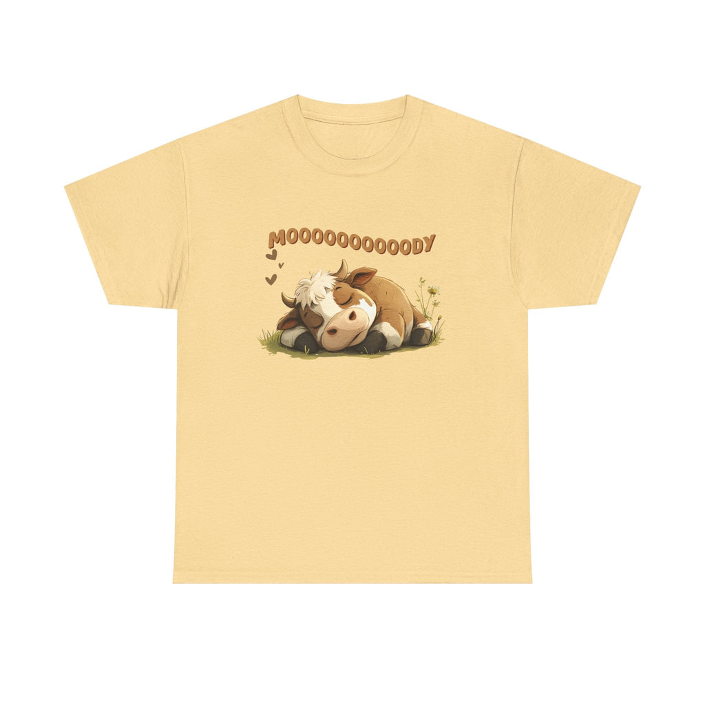 Mooooody shirt, Moody shirt, Funny Cow shirt, Cow shirt by Printify
