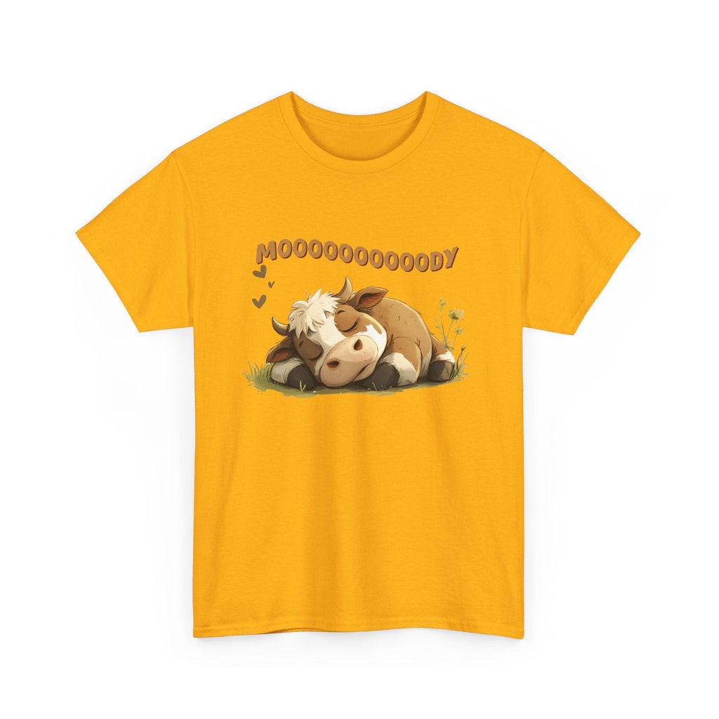 Mooooody shirt, Moody shirt, Funny Cow shirt, Cow shirt by Printify
