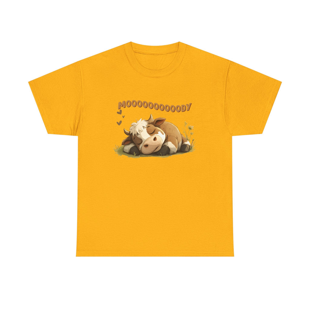 Mooooody shirt, Moody shirt, Funny Cow shirt, Cow shirt by Printify
