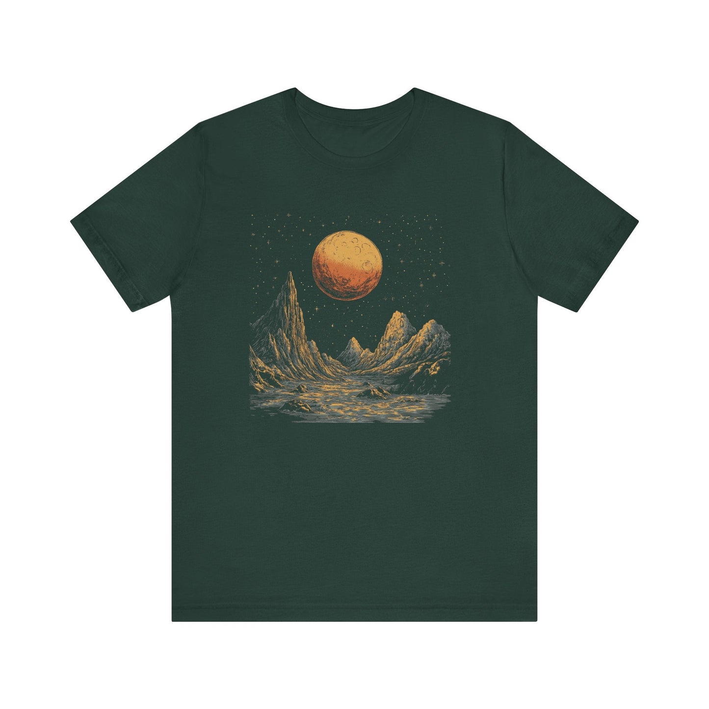 Mystical Moon Phase Shirt, Boho Vintage Moon Halloween Shirt - Popbydesign