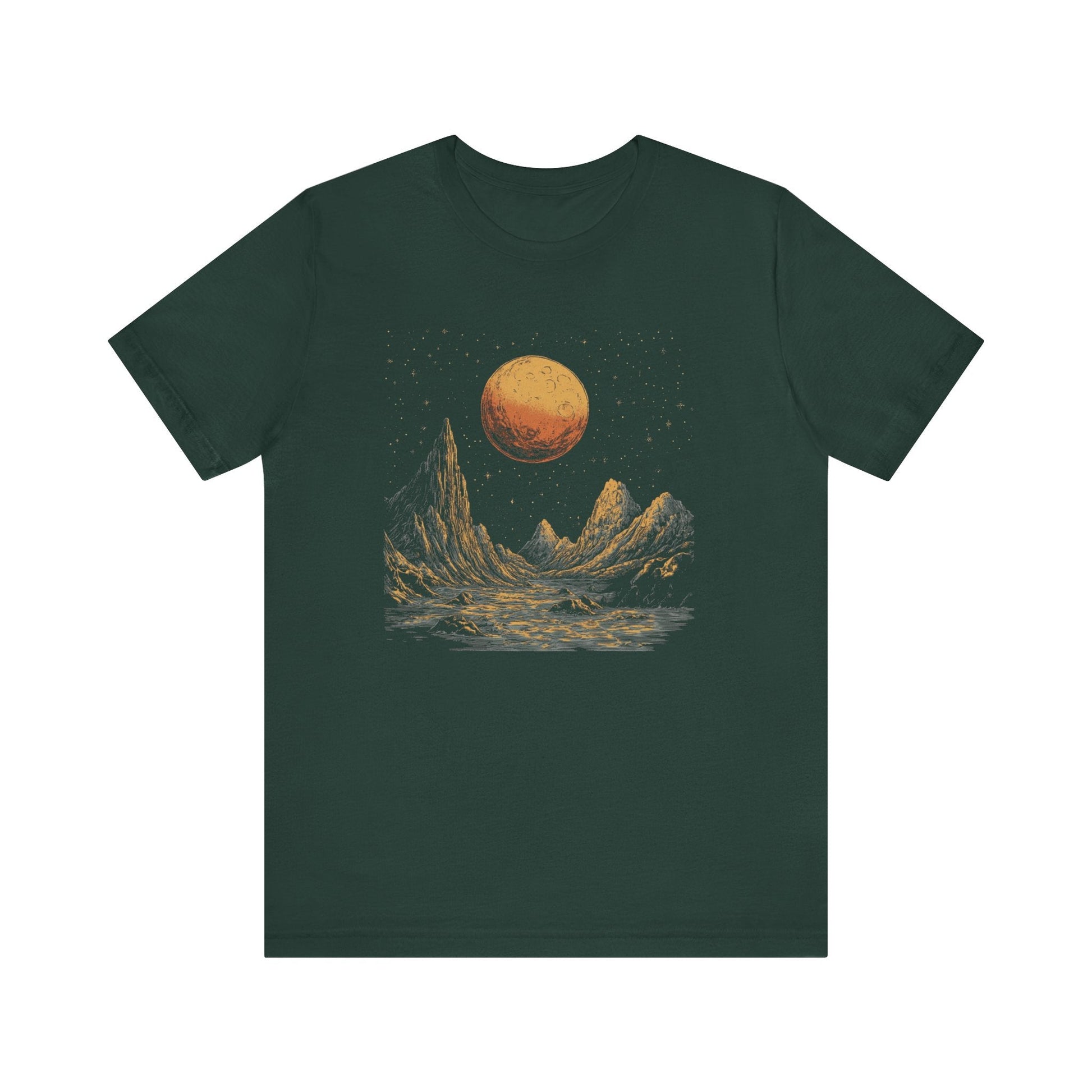 Mystical Moon Phase Shirt, Boho Vintage Moon Halloween Shirt - Popbydesign
