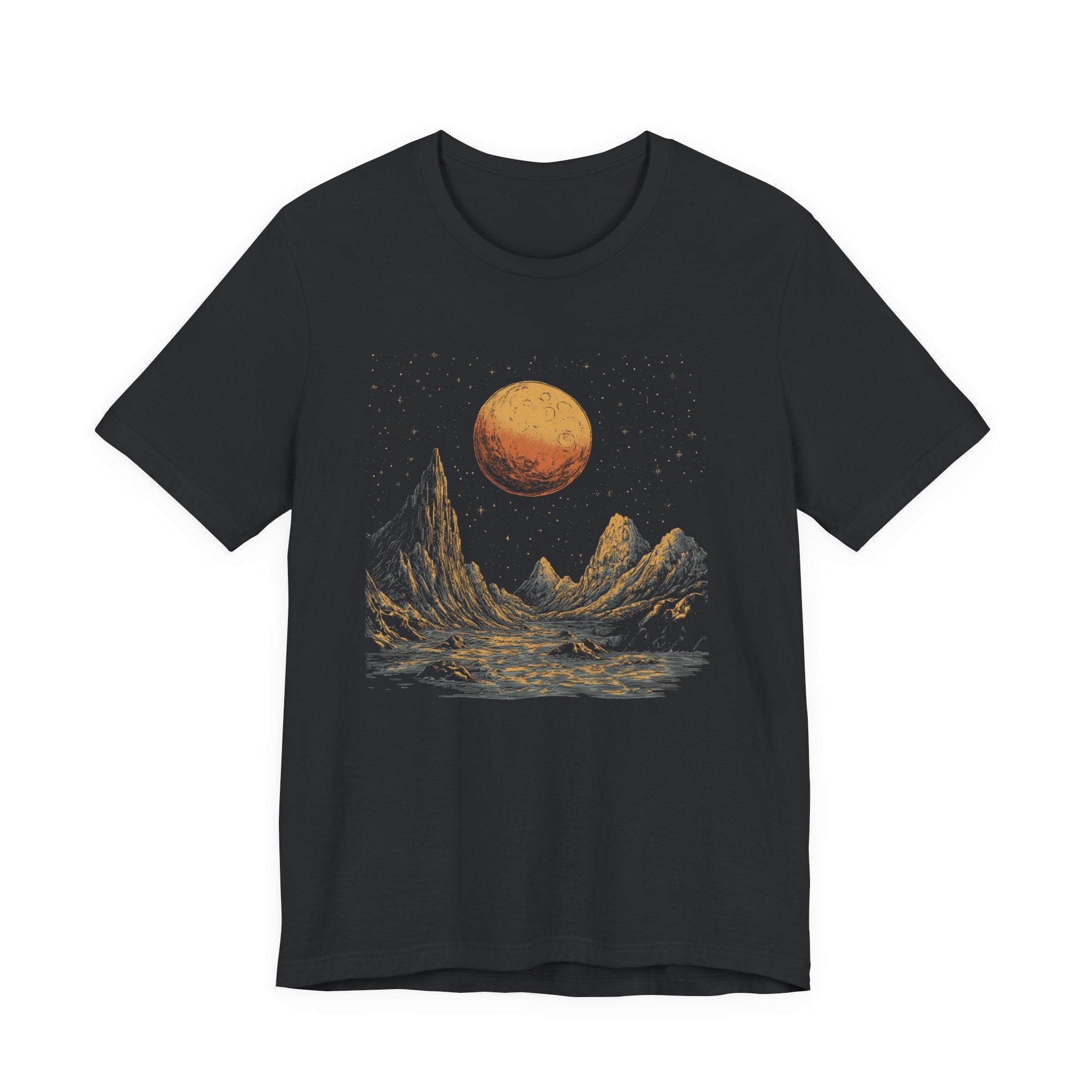 Mystical Moon Phase Shirt, Boho Vintage Moon Halloween Shirt by PopCultureByDesign36