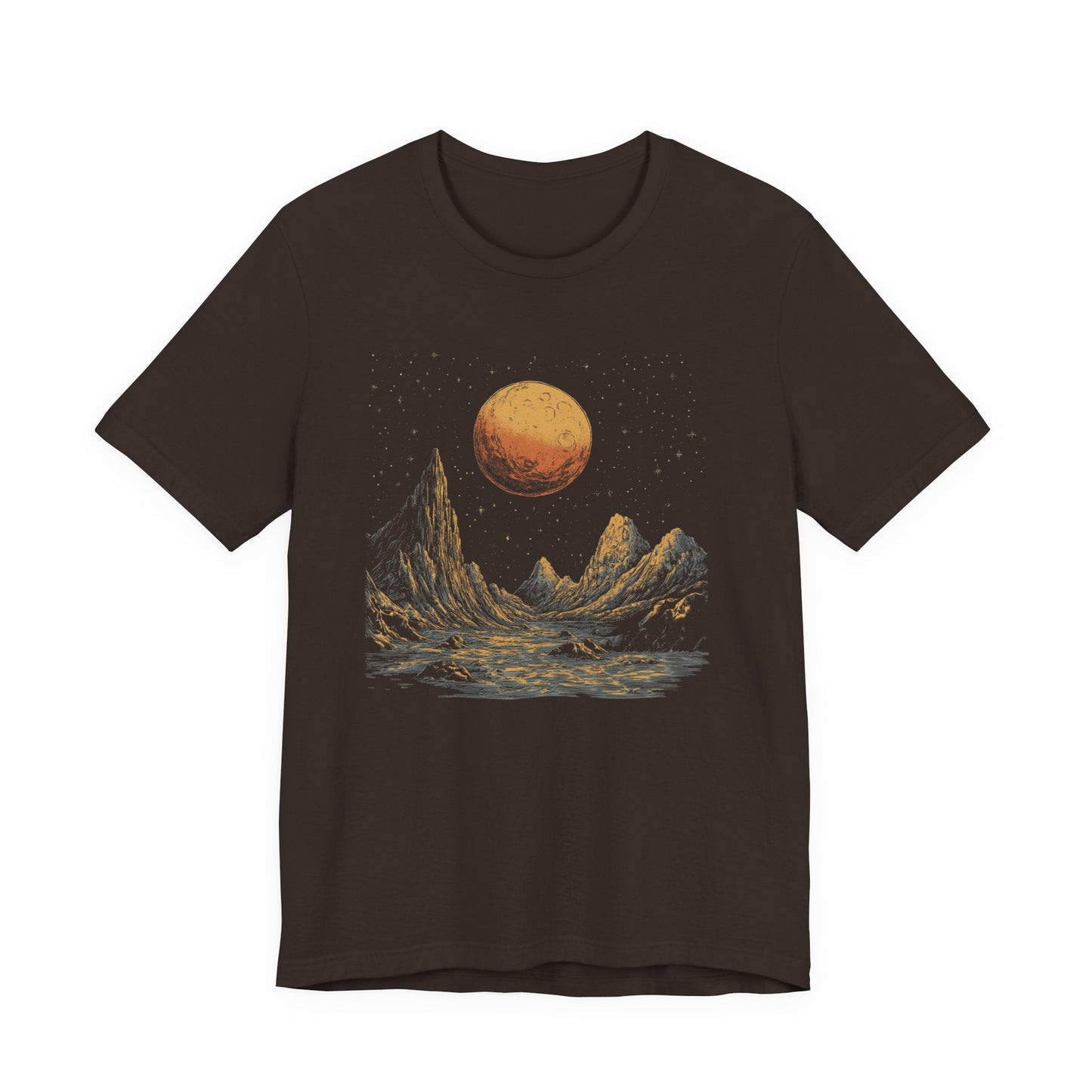 Mystical Moon Phase Shirt, Boho Vintage Moon Halloween Shirt - Popbydesign