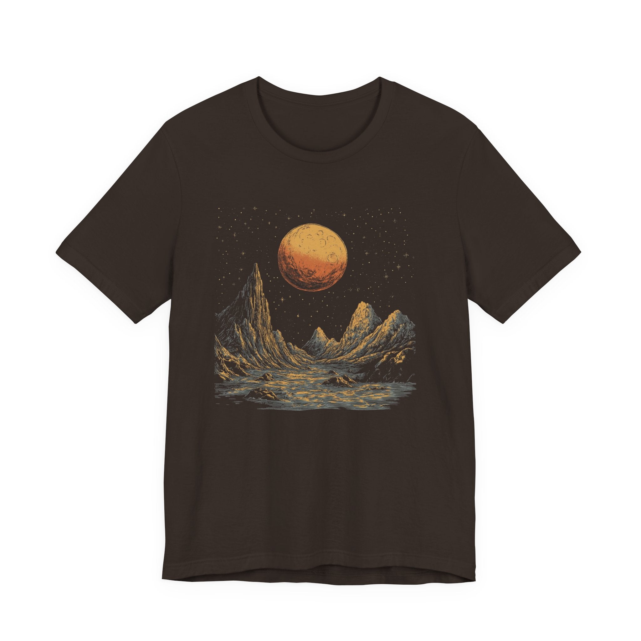 Mystical Moon Phase Shirt, Boho Vintage Moon Halloween Shirt by PopCultureByDesign36