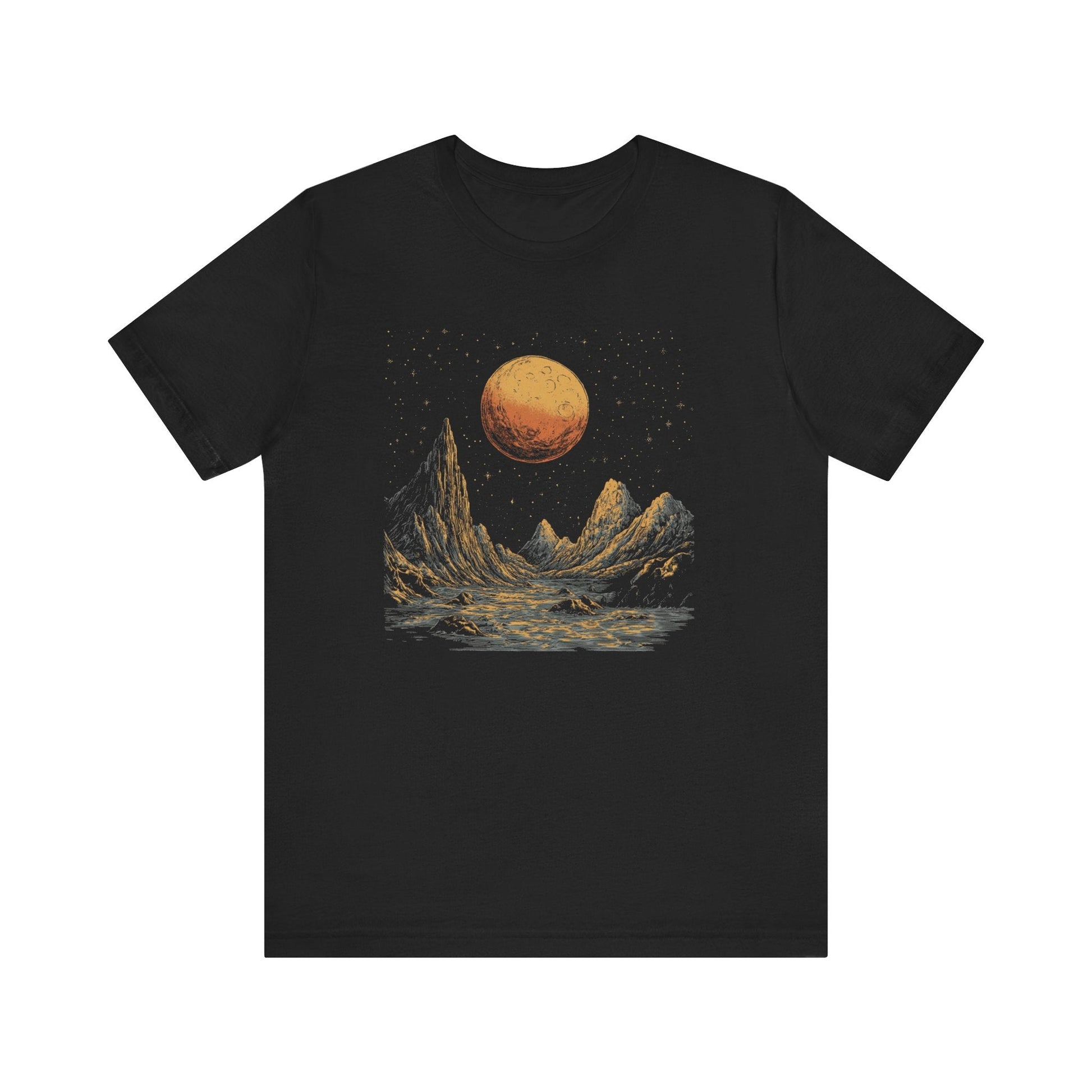 Mystical Moon Phase Shirt, Boho Vintage Moon Halloween Shirt - Popbydesign