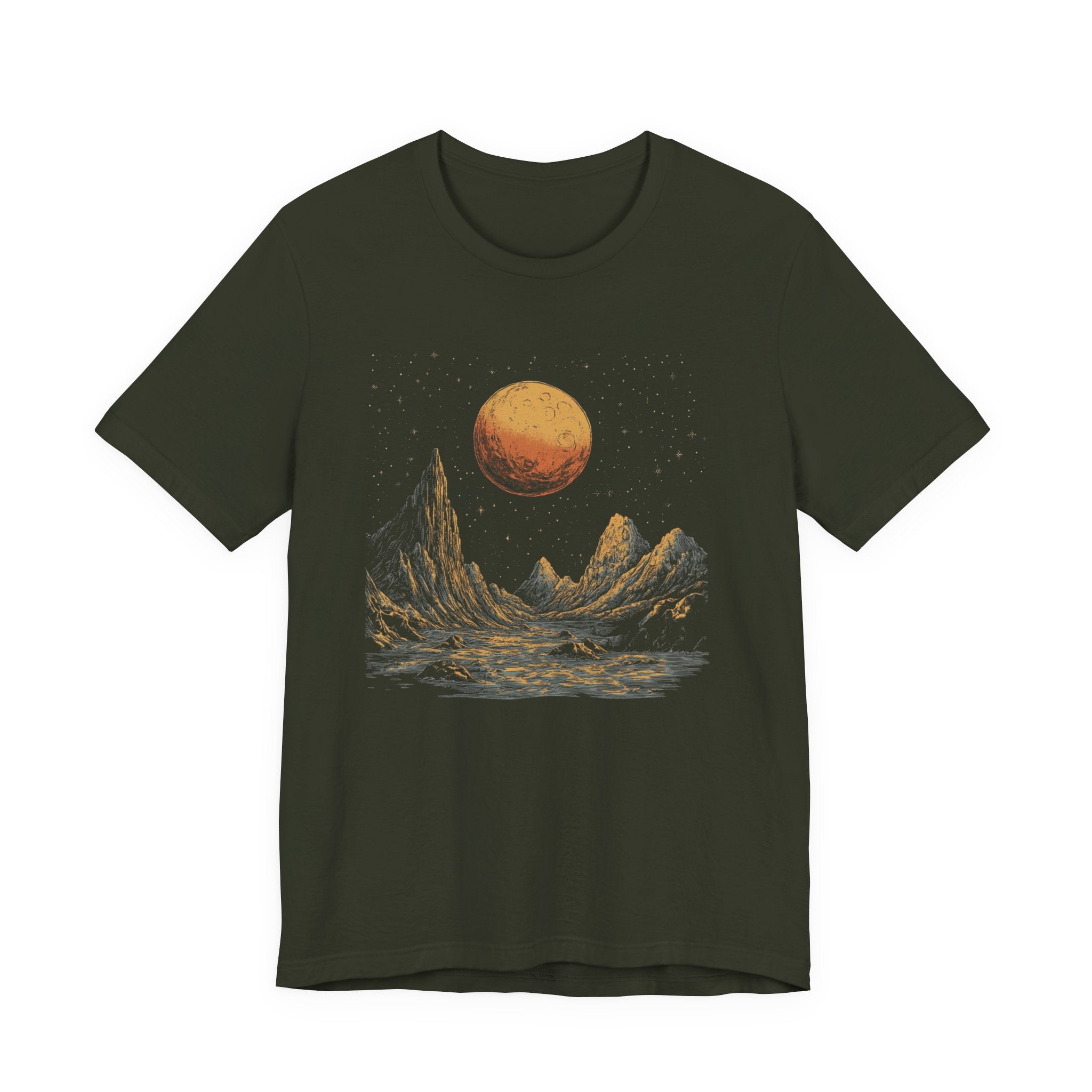 Mystical Moon Phase Shirt, Boho Vintage Moon Halloween Shirt by PopCultureByDesign36