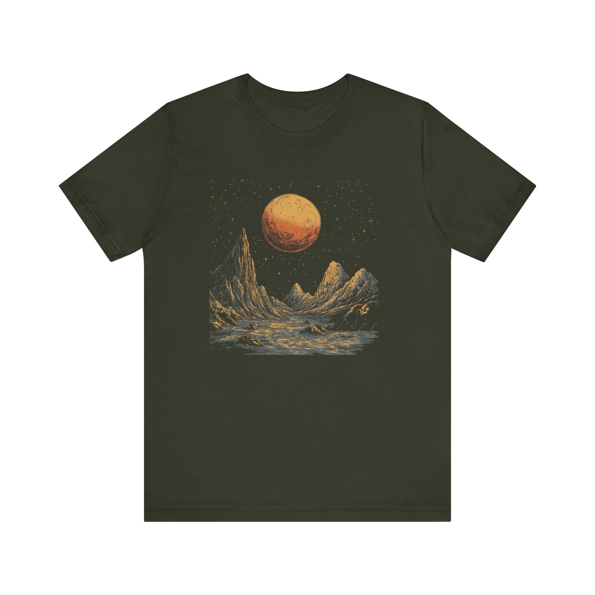 Mystical Moon Phase Shirt, Boho Vintage Moon Halloween Shirt by PopCultureByDesign36
