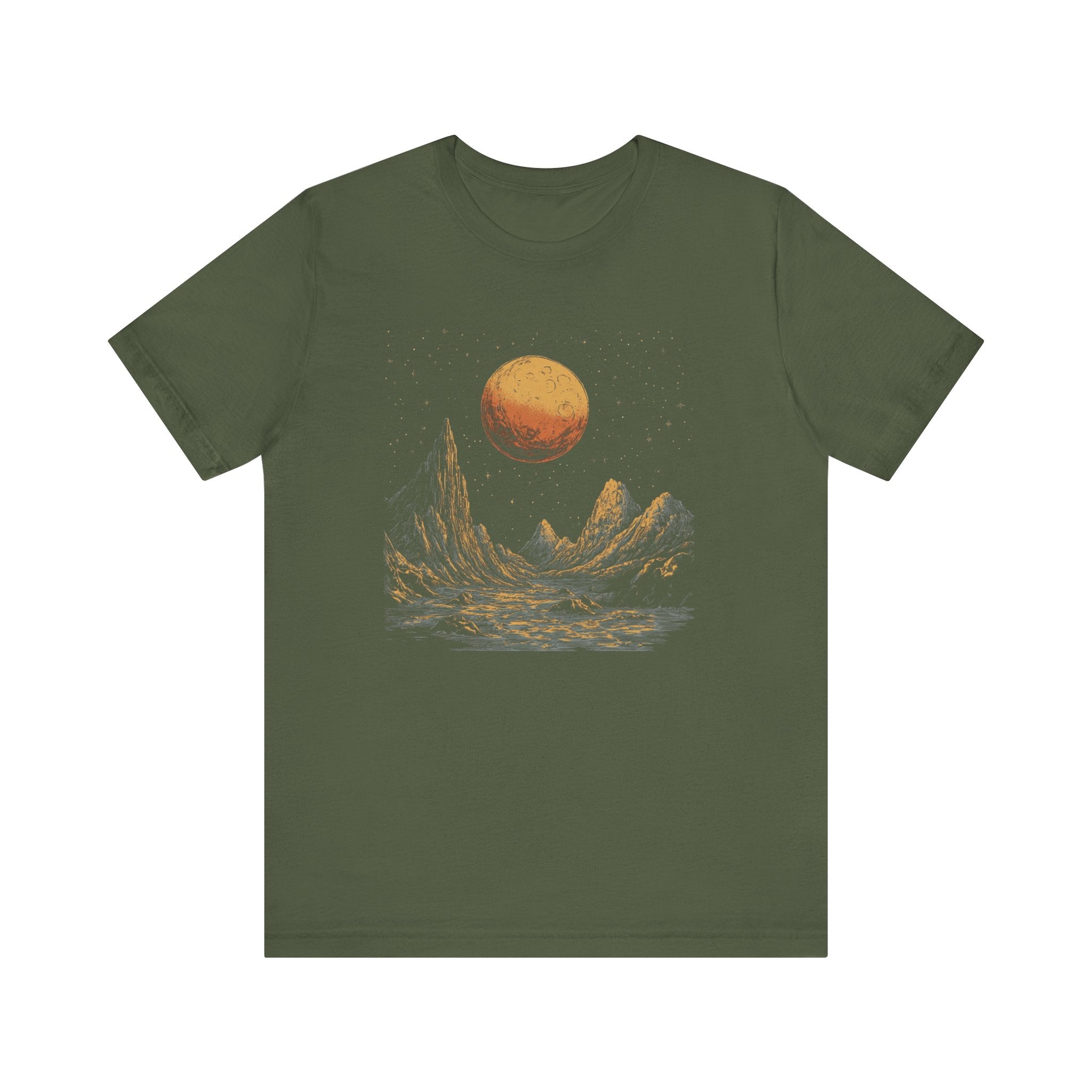 Mystical Moon Phase Shirt, Boho Vintage Moon Halloween Shirt by PopCultureByDesign36