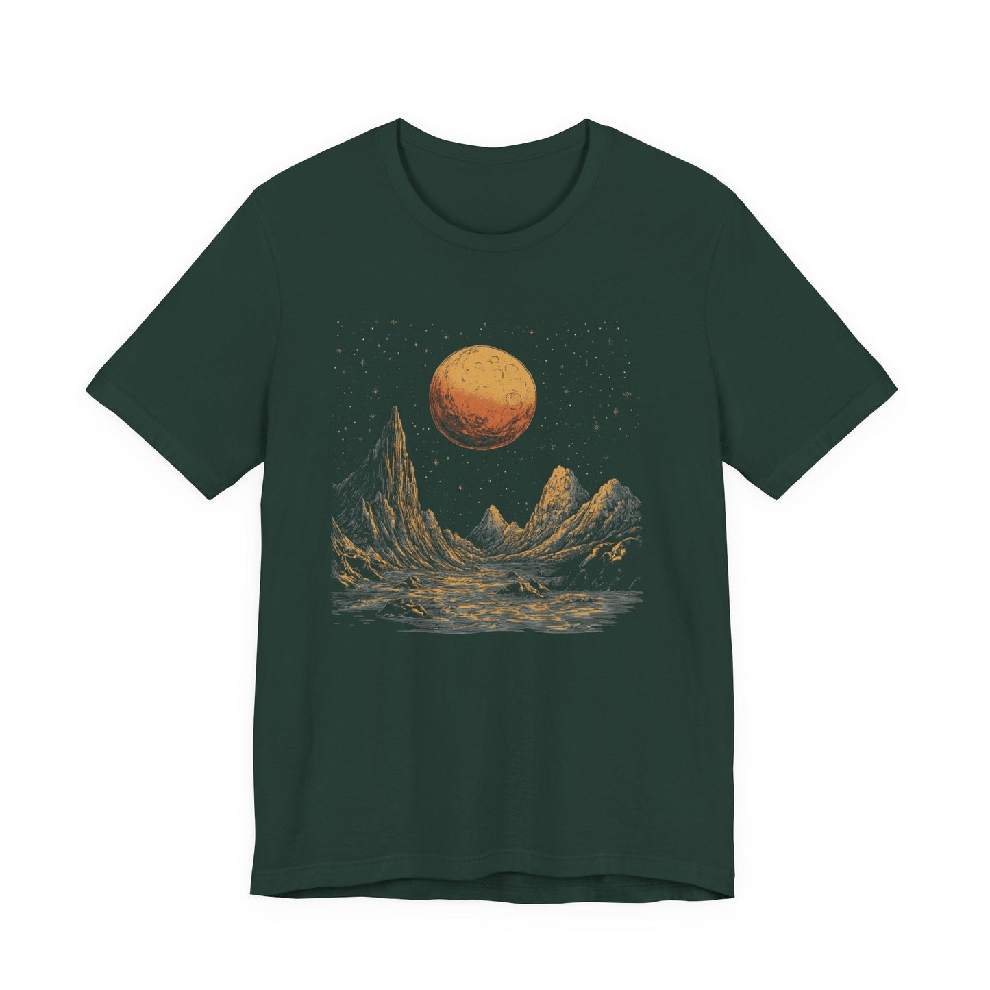 Mystical Moon Phase Shirt, Boho Vintage Moon Halloween Shirt - Popbydesign