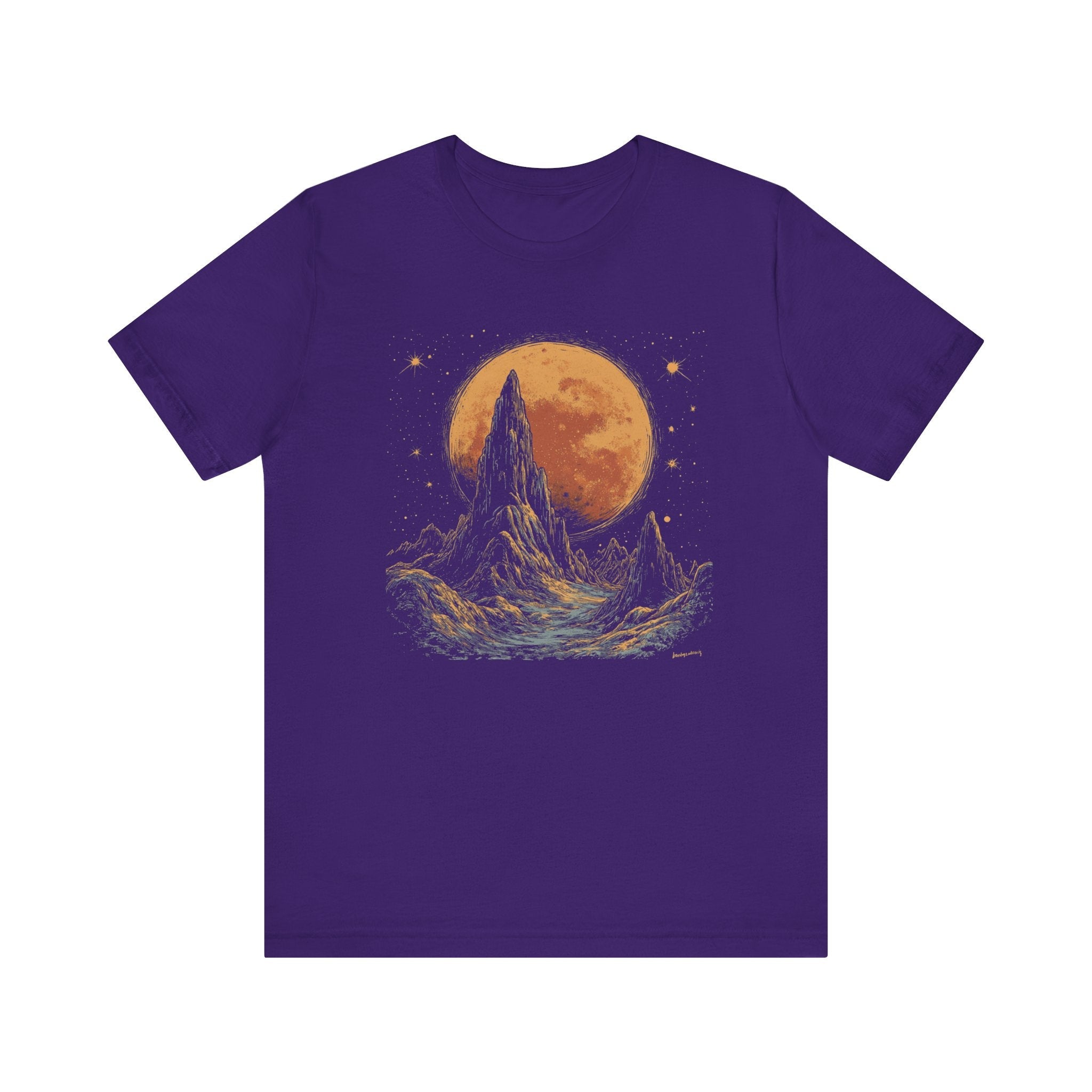 Mystical Moon Phase Shirt, Mystic Moon And Mountains Shirt by PopCultureByDesign36