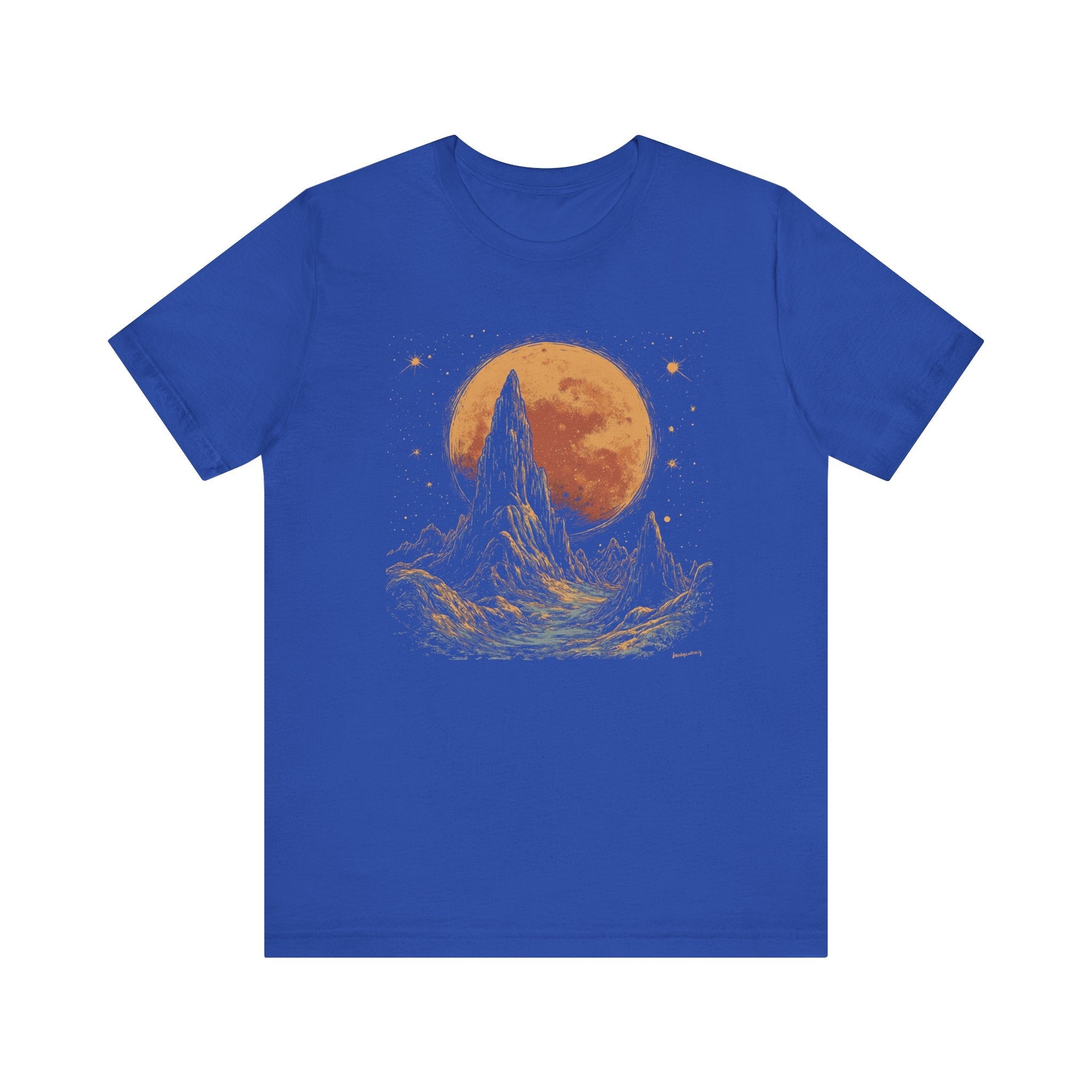 Mystical Moon Phase Shirt, Mystic Moon And Mountains Shirt by PopCultureByDesign36