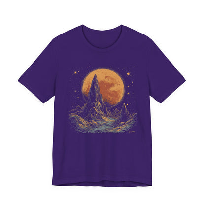 Mystical Moon Phase Shirt, Mystic Moon And Mountains Shirt - Popbydesign