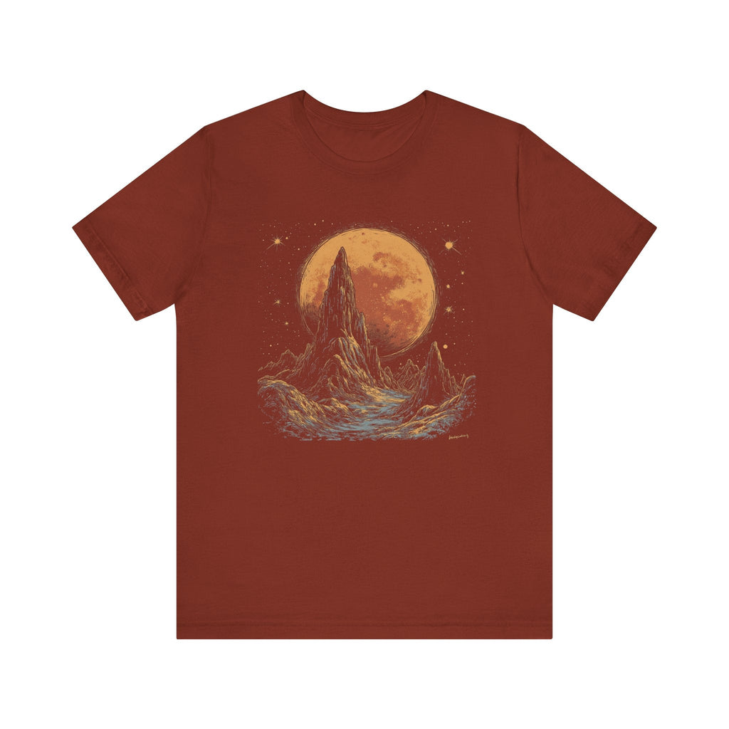 Mystical Moon Phase Shirt, Mystic Moon And Mountains Shirt by PopCultureByDesign36