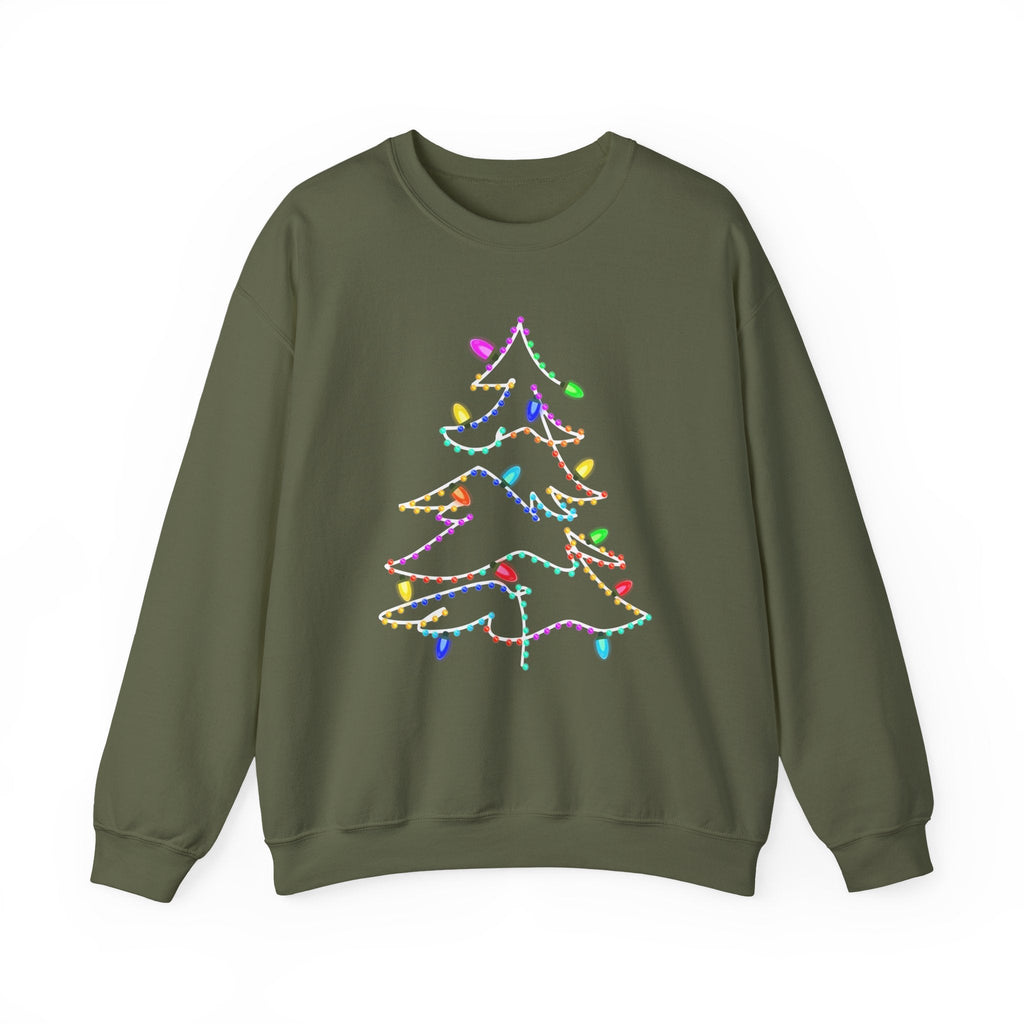 Neon Colors Christmas, Christmas Tree with Lights, Neon Tree by PopCultureByDesign36
