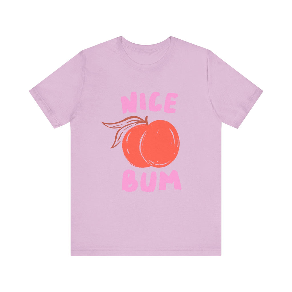 Nice Bum Peach Shirt, Cute Fruit Graphic T-Shirt, Food Lover Tee by PopCultureByDesign36