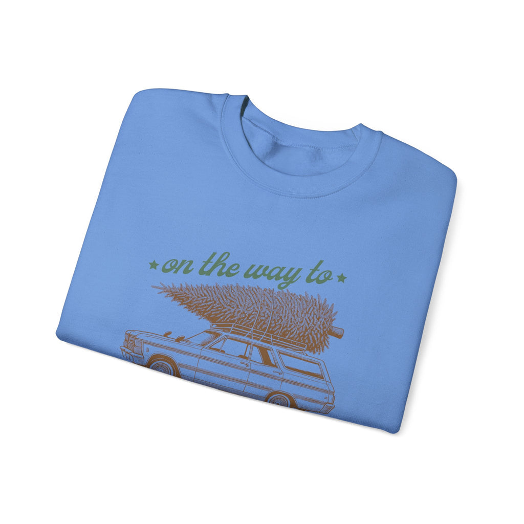 On The Way To Christmas, Xmas Sweatshirt, Family Christmas by PopCultureByDesign36