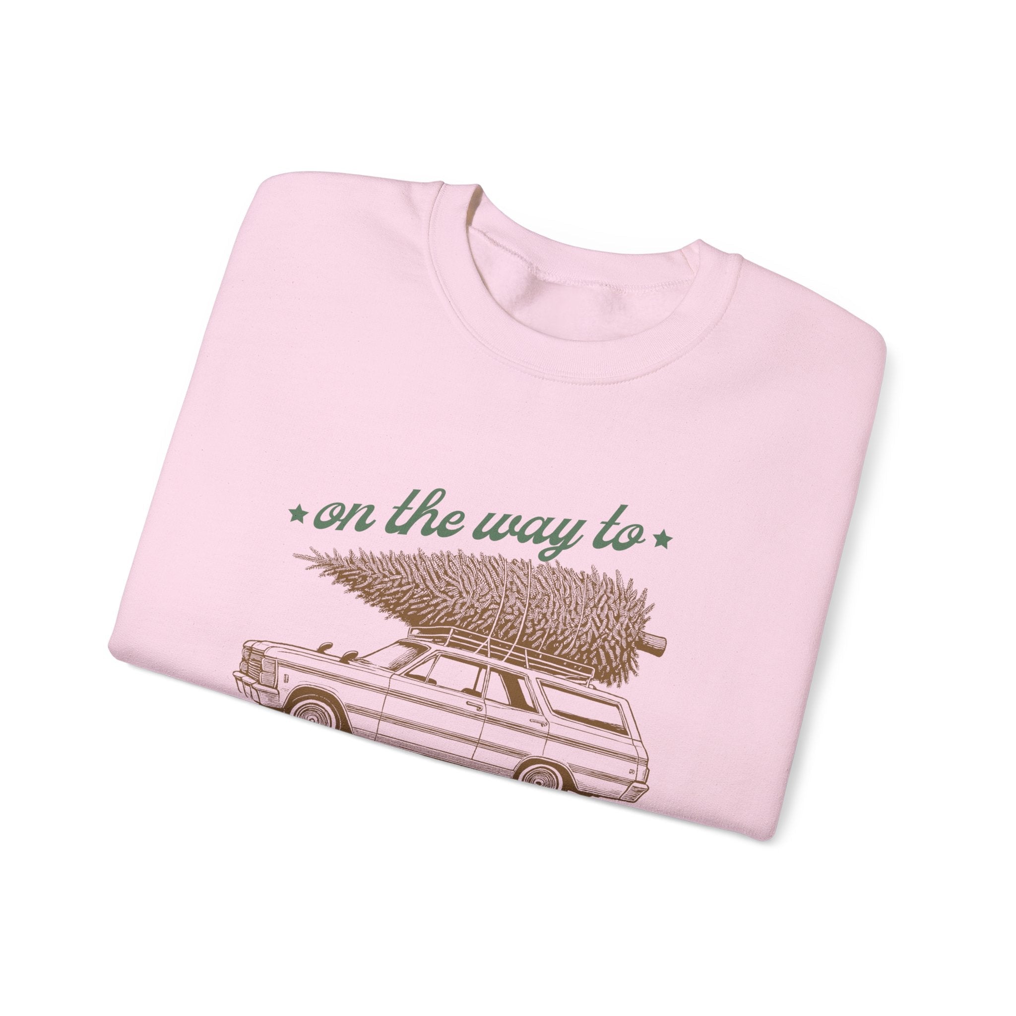 On The Way To Christmas, Xmas Sweatshirt, Family Christmas by PopCultureByDesign36