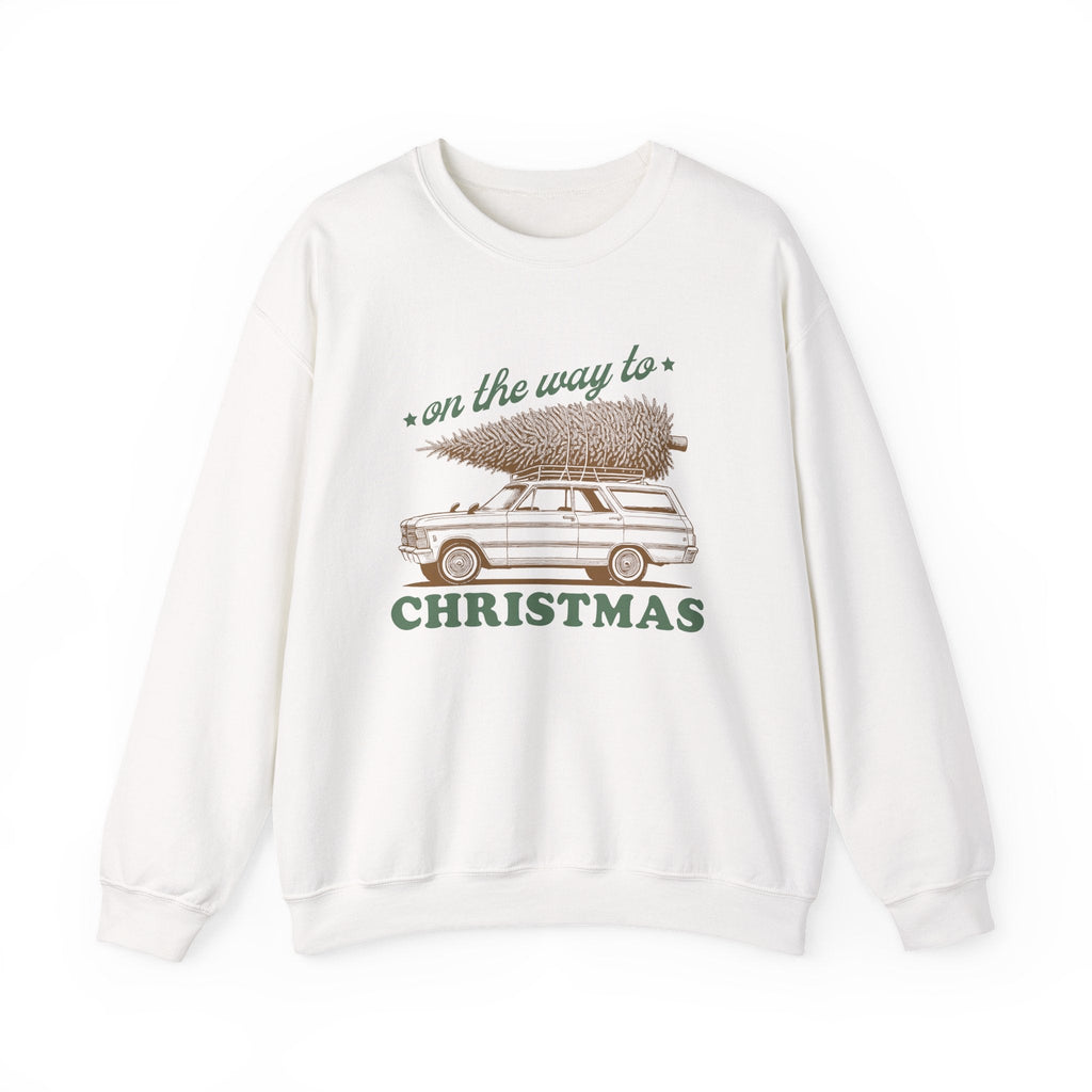 On The Way To Christmas, Xmas Sweatshirt, Family Christmas by PopCultureByDesign36