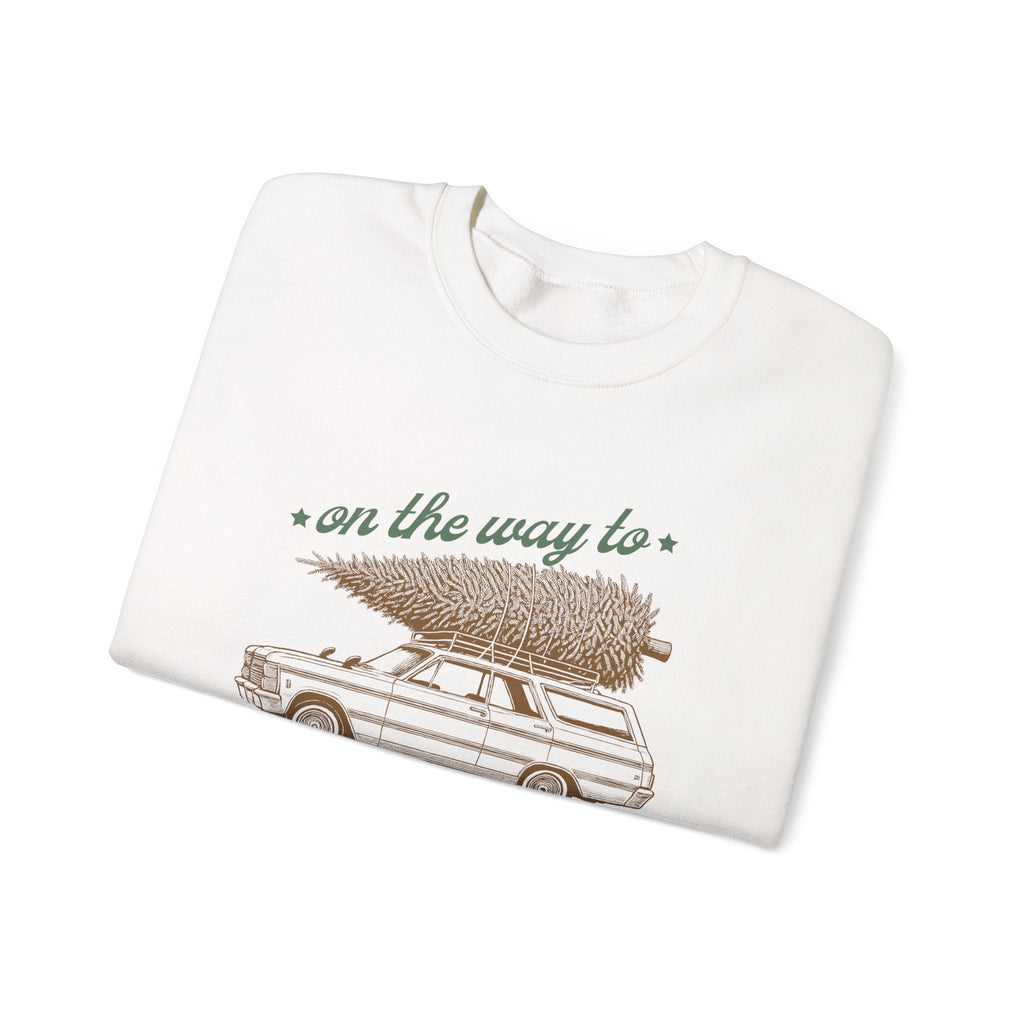 On The Way To Christmas, Xmas Sweatshirt, Family Christmas by PopCultureByDesign36