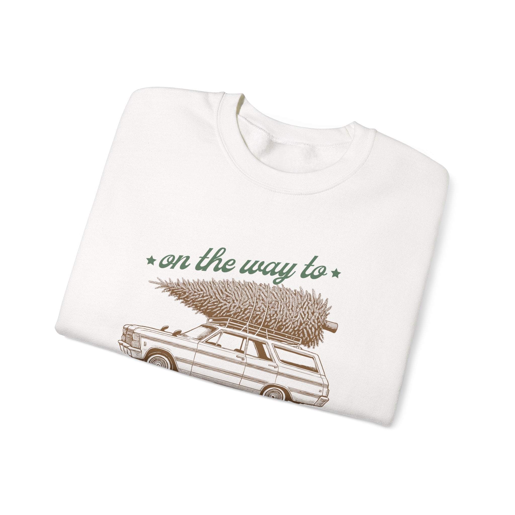 On The Way To Christmas, Xmas Sweatshirt, Family Christmas by PopCultureByDesign36