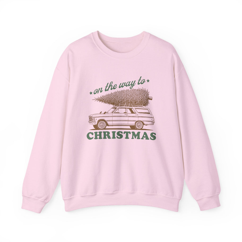 On The Way To Christmas, Xmas Sweatshirt, Family Christmas by PopCultureByDesign36