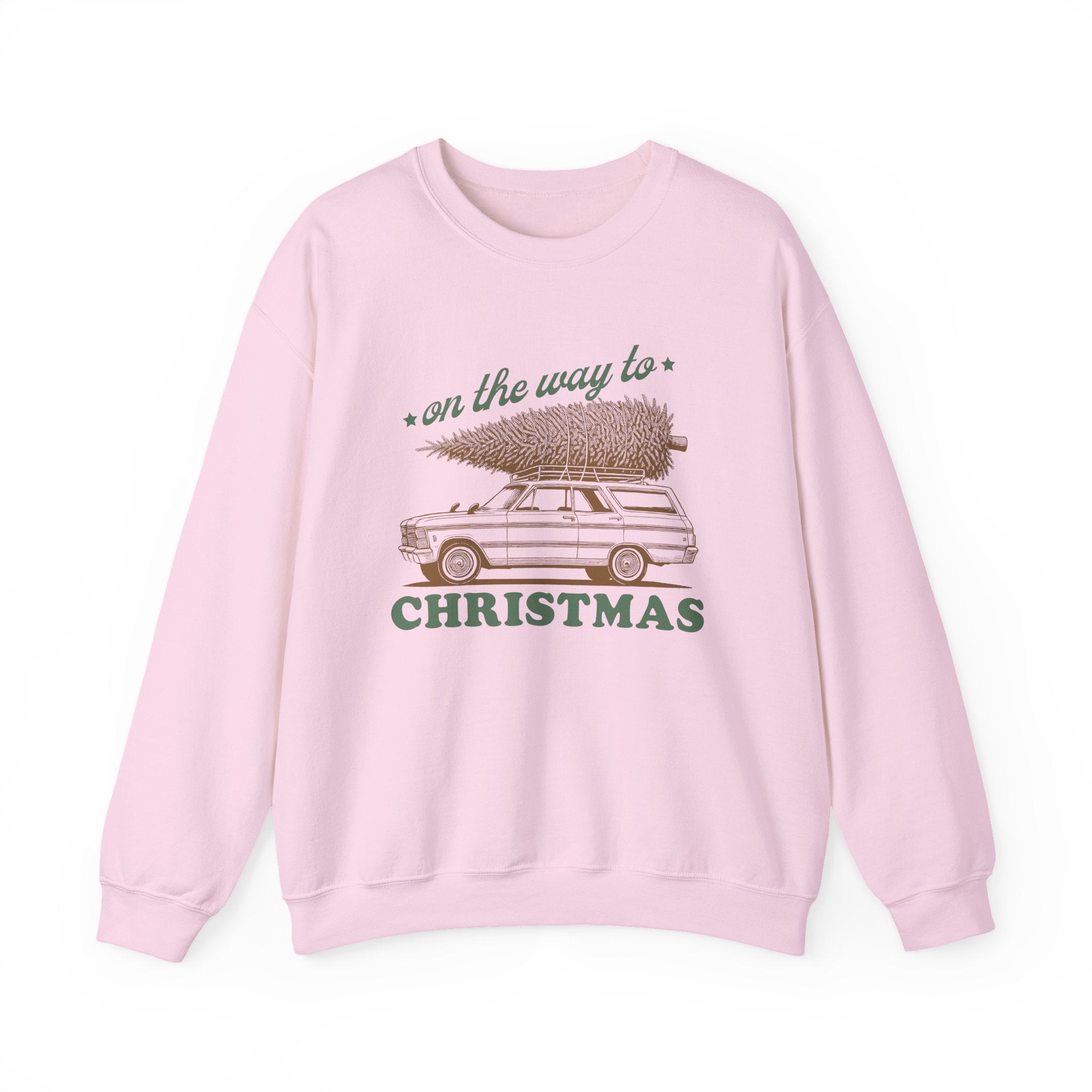 On The Way To Christmas, Xmas Sweatshirt, Family Christmas by PopCultureByDesign36