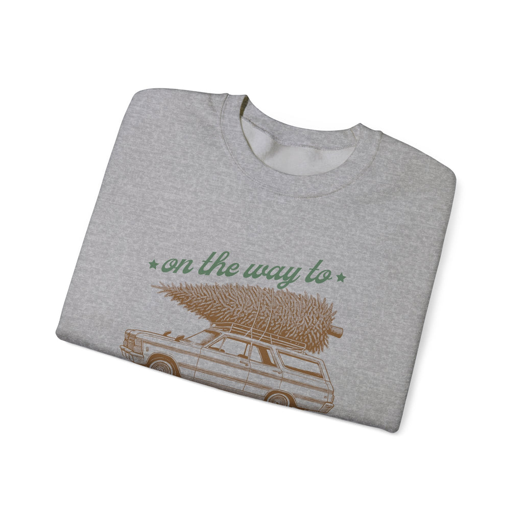 On The Way To Christmas, Xmas Sweatshirt, Family Christmas by PopCultureByDesign36
