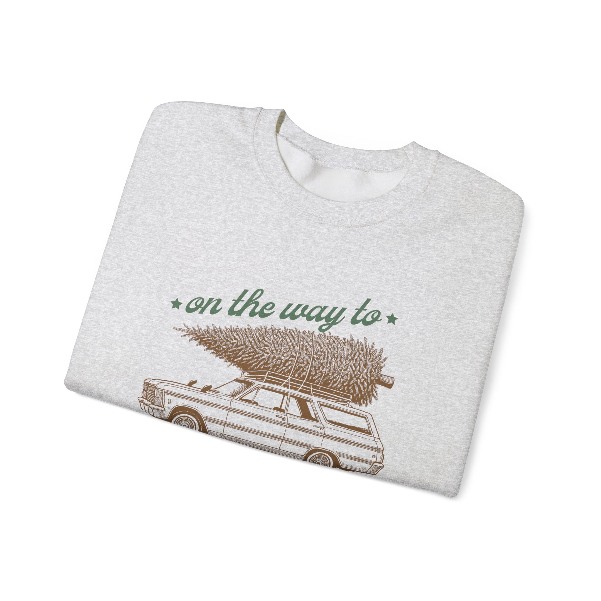 On The Way To Christmas, Xmas Sweatshirt, Family Christmas by PopCultureByDesign36