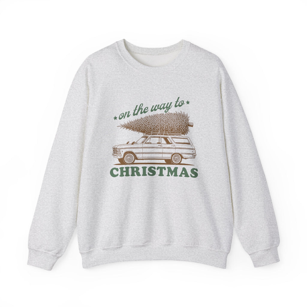On The Way To Christmas, Xmas Sweatshirt, Family Christmas by PopCultureByDesign36